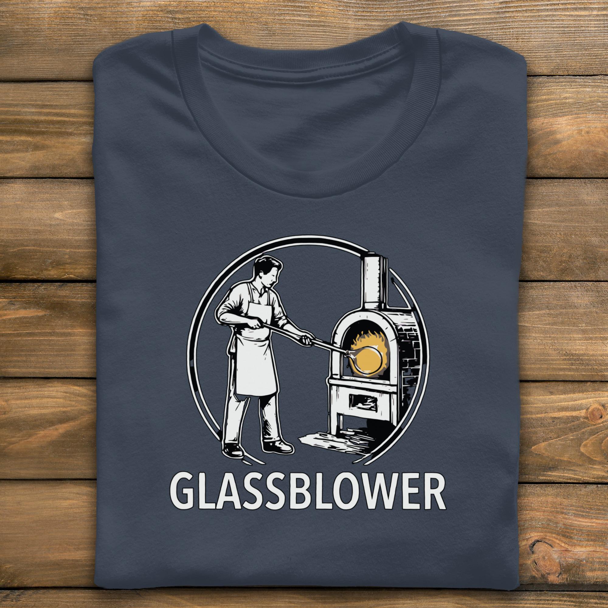 Glassblower T-Shirt, Artisan Tee, Glass Blowing Design, Craft T Shirt, Handmade Gift, Comfort Colors T-Shirt, Artistic Apparel
