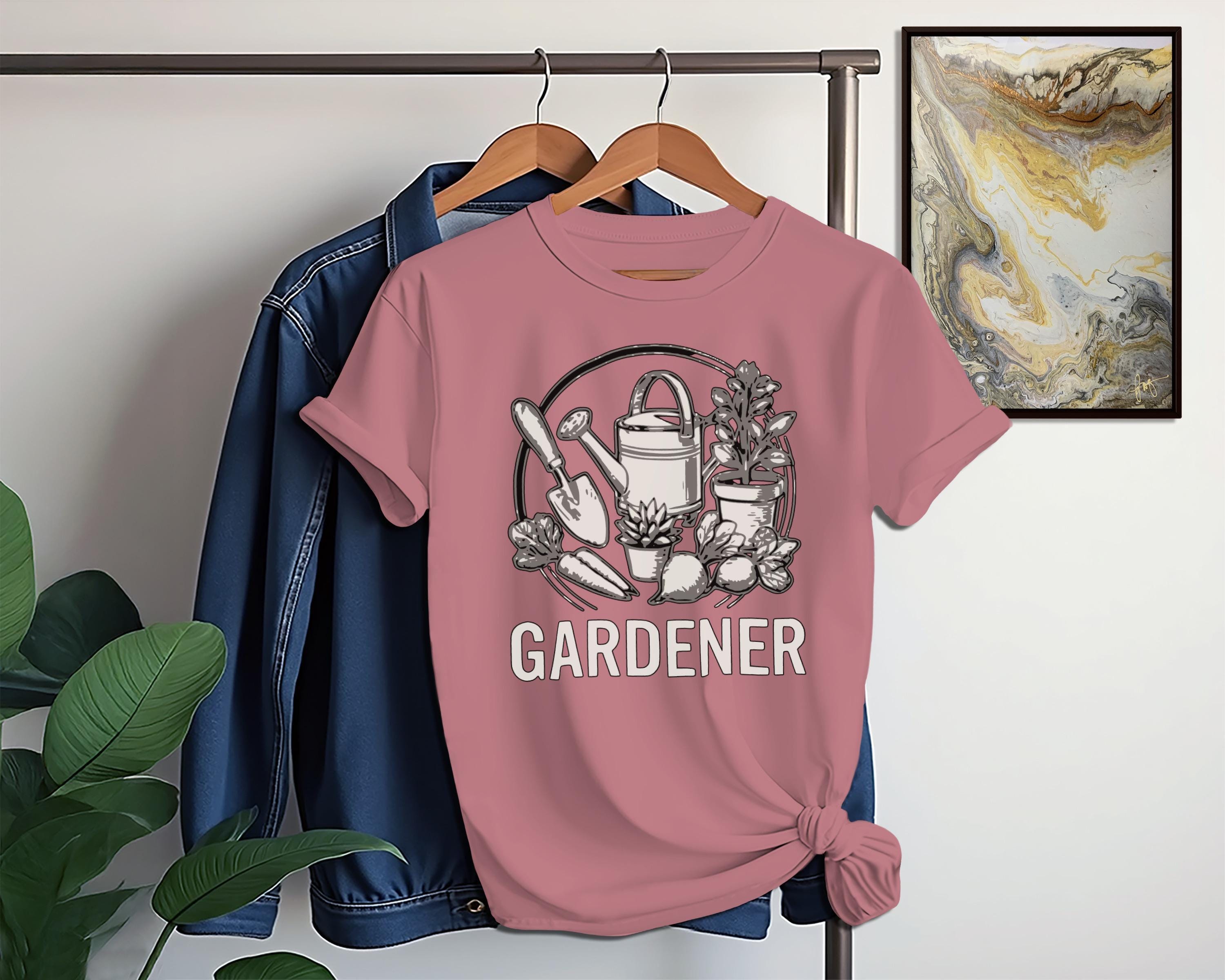 Gardener T-Shirt, Gardening Shirt, Garden Lover Gift, Cute Gardener Gift, Gardening Tools Shirt, Funny Gardening Shirt, Comfort Colors
