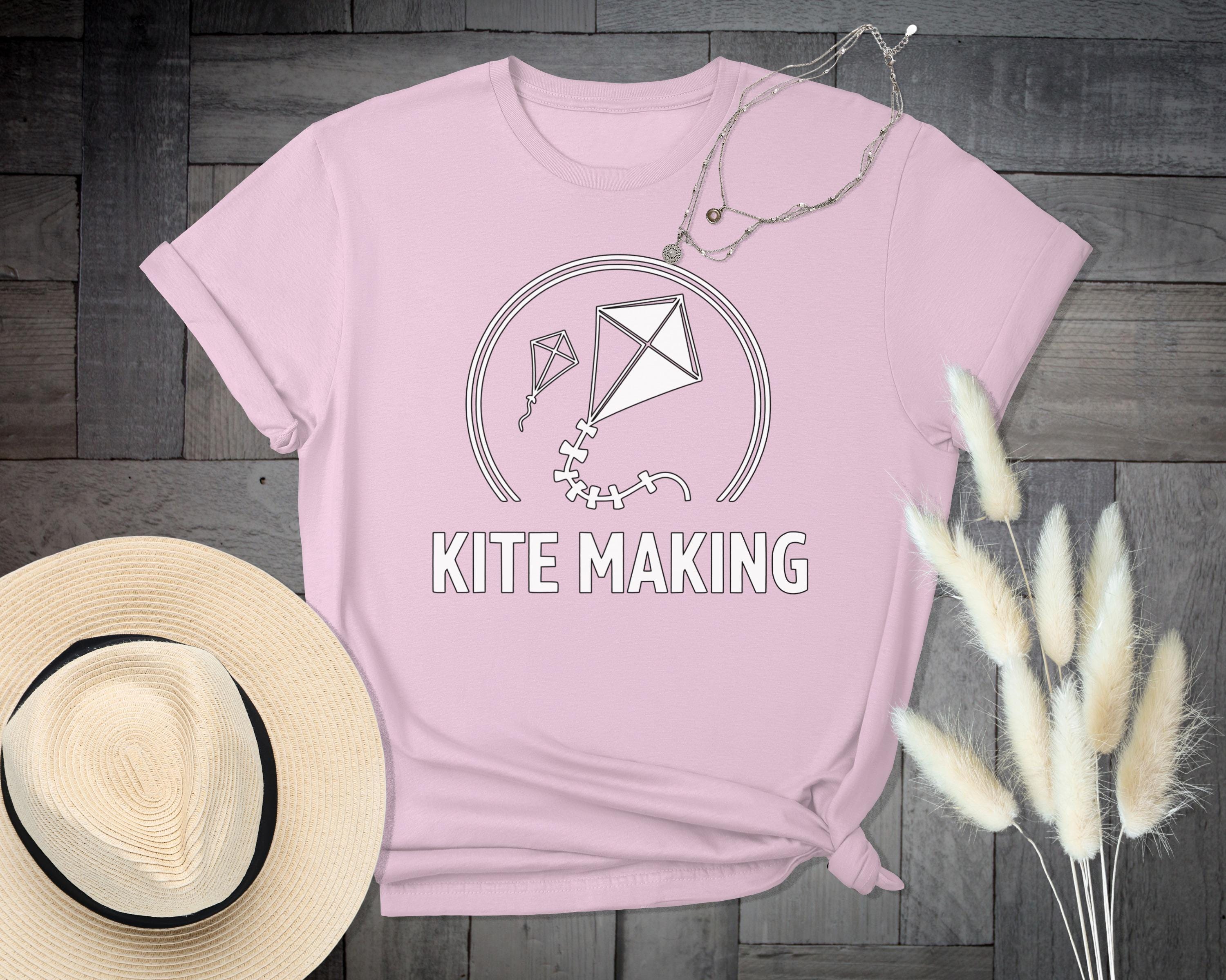 Kite Making T-Shirt, Kite T-Shirt, Hobby T-Shirt, Kite Flying Shirt, Comfort Colors Tee, Sport, Gift for Kite Enthusiast