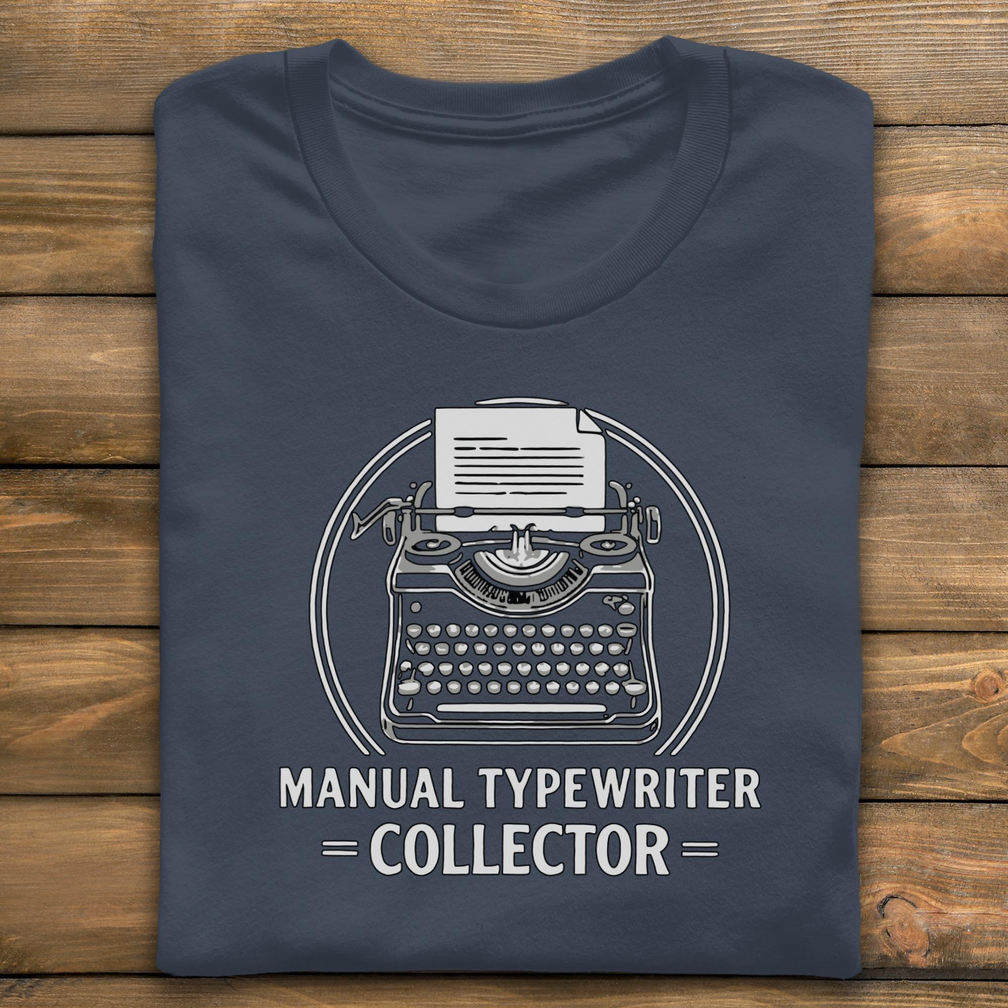 Manual Typewriter Collector T-Shirt, Retro Vintage Style Shirt, Gift for Writers, Comfort Colors Tee, Typewriter Shirt