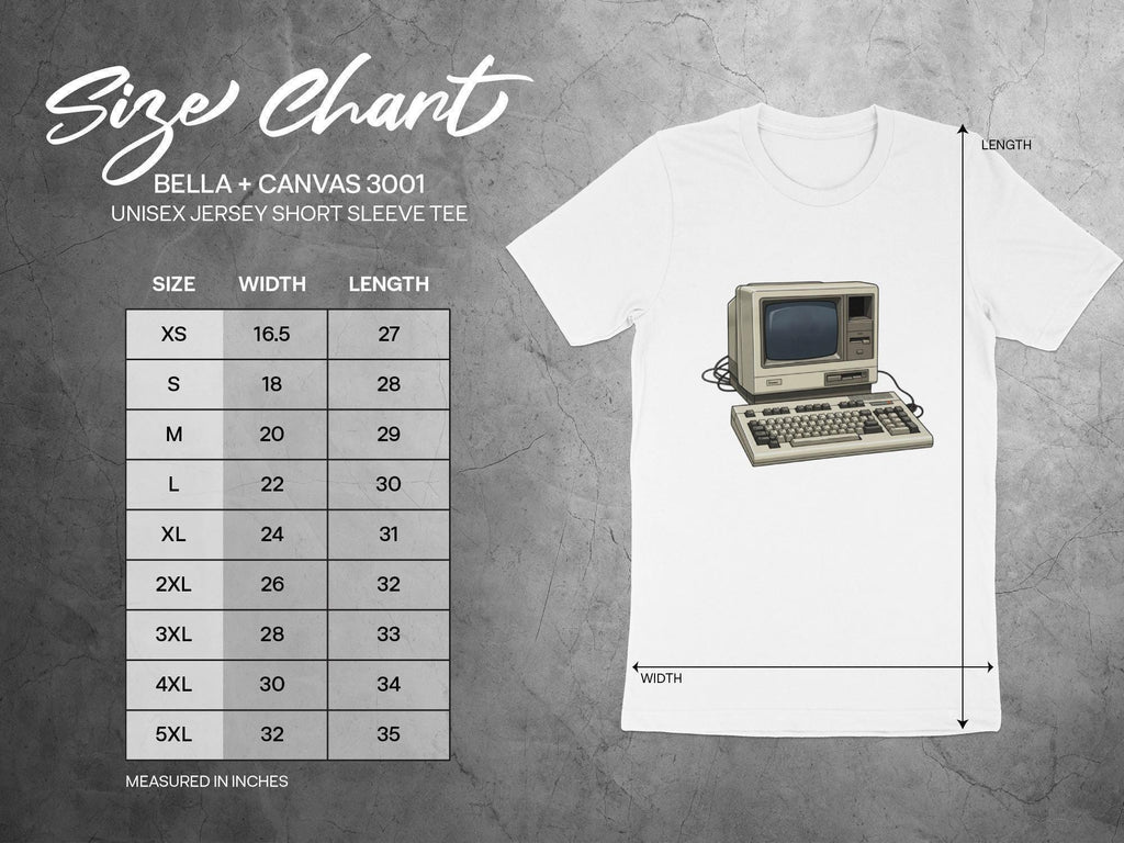 Retro Computer T-Shirt, Vintage PC Tee, Classic Tech Gift, 80s 90s Computer Nerd Shirt, Old School Computing Apparel, Geeky TShirt