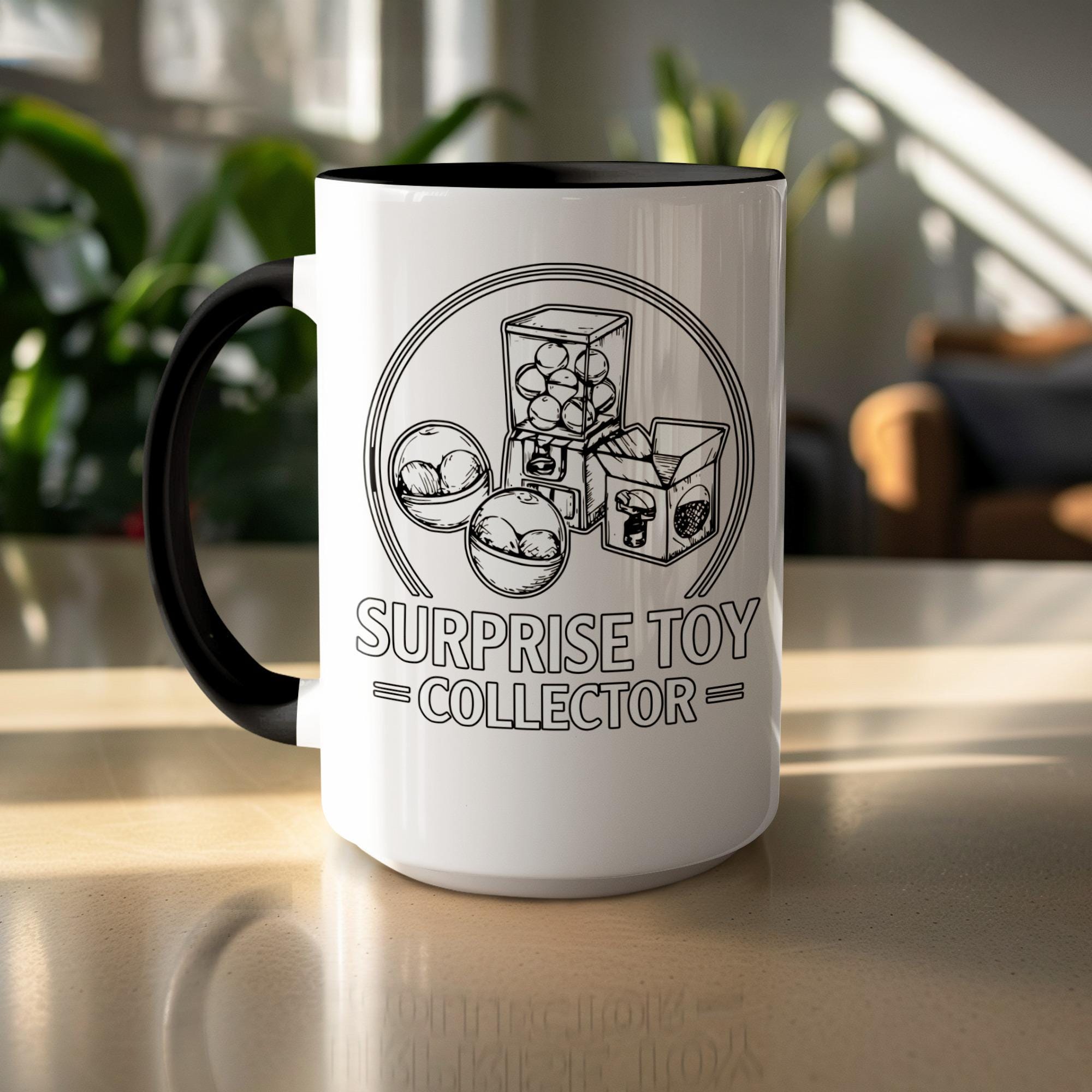 Surprise Toy Collector Mug, Fun Collector Gift, Toy Collector Coffee Mug, Unique Gift for Toy Enthusiasts, Novelty Mug
