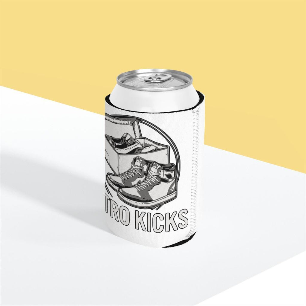 Retro Kicks Can Cooler, Shoe Lover Gift, Stylish Can Holder, Sneakerhead Drink Sleeve, Unique Beverage Insulator, Drink Accessory
