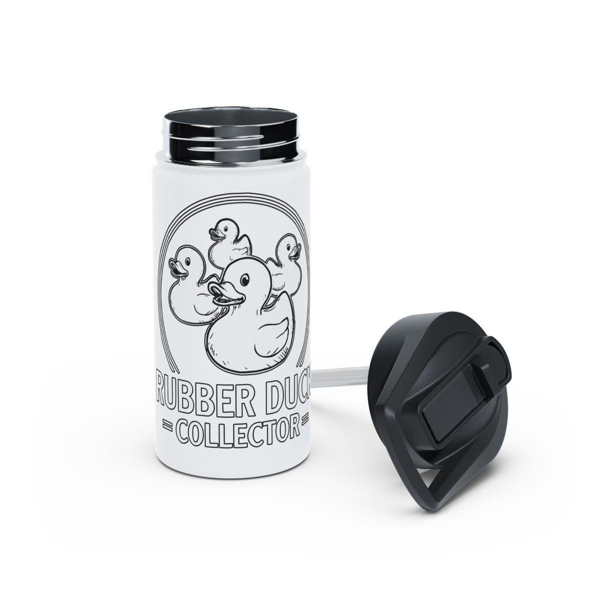 Rubber Duck Collector Travel Mug, Funny Rubber Duck Design, Cute Duck Lover Gift, Unique Tumbler for Duck Enthusiasts, Duck Collecting Cup