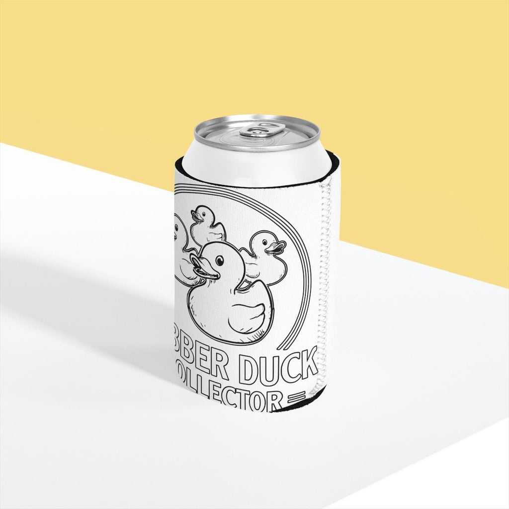 Rubber Duck Collector Can Cooler, Rubber Duck Can Sleeve, Funny Drink Holder, Duck Themed Beverage Insulator, Cute Duck Can Cozy