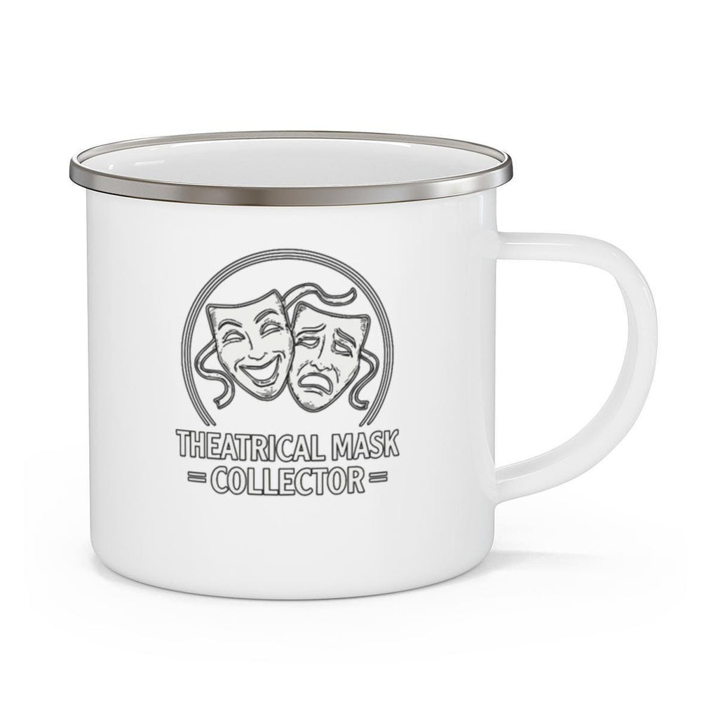 Theatrical Mask Collector Coffee Mug, Drama Lover Gift, Theater Enthusiast Cup, Comedy Tragedy Mask Mug, Actor Director Present
