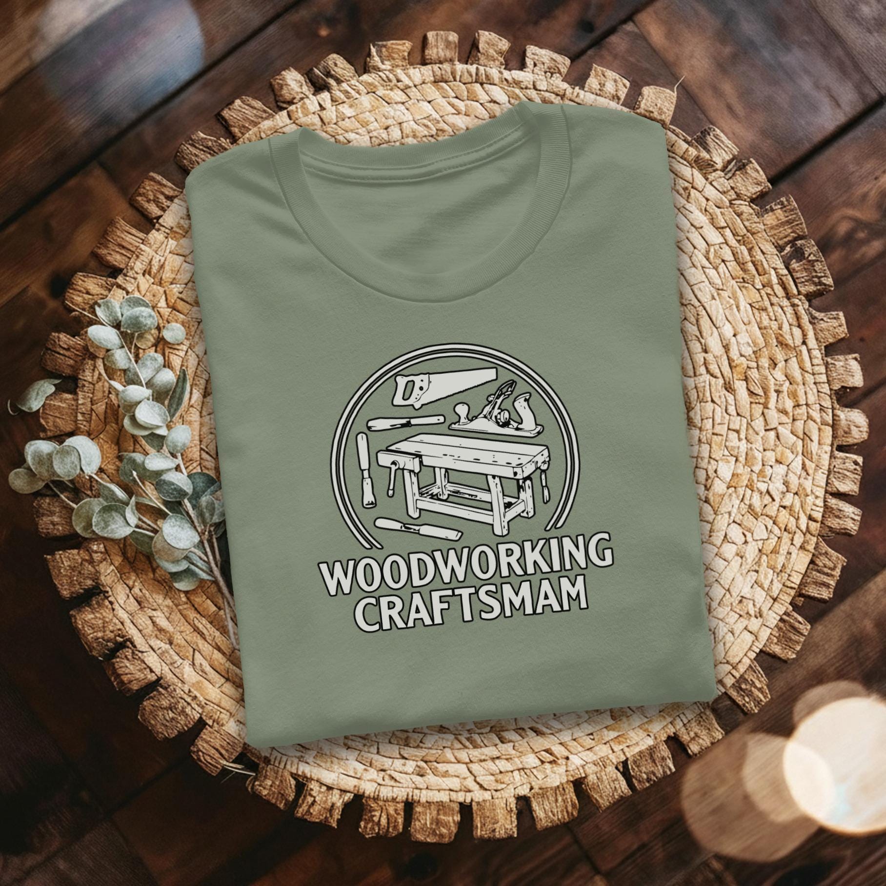 Woodworking Craftsman T-Shirt, Woodworker Gift, Carpentry Shirt, Handyman Tee, Comfort Colors Shirt, Woodworking Tools Design