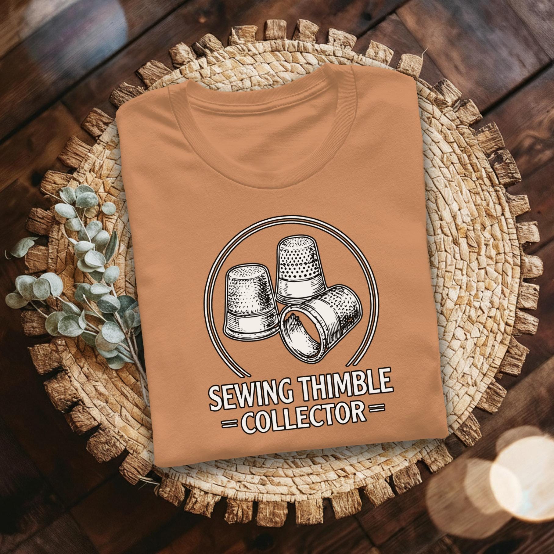 Sewing Thimble Collector T-Shirt, Quilting Hobby Shirt, Sewing Lover Gift, Quilting Gift Ideas, Crafting Tee, Sewing Quote Shirt
