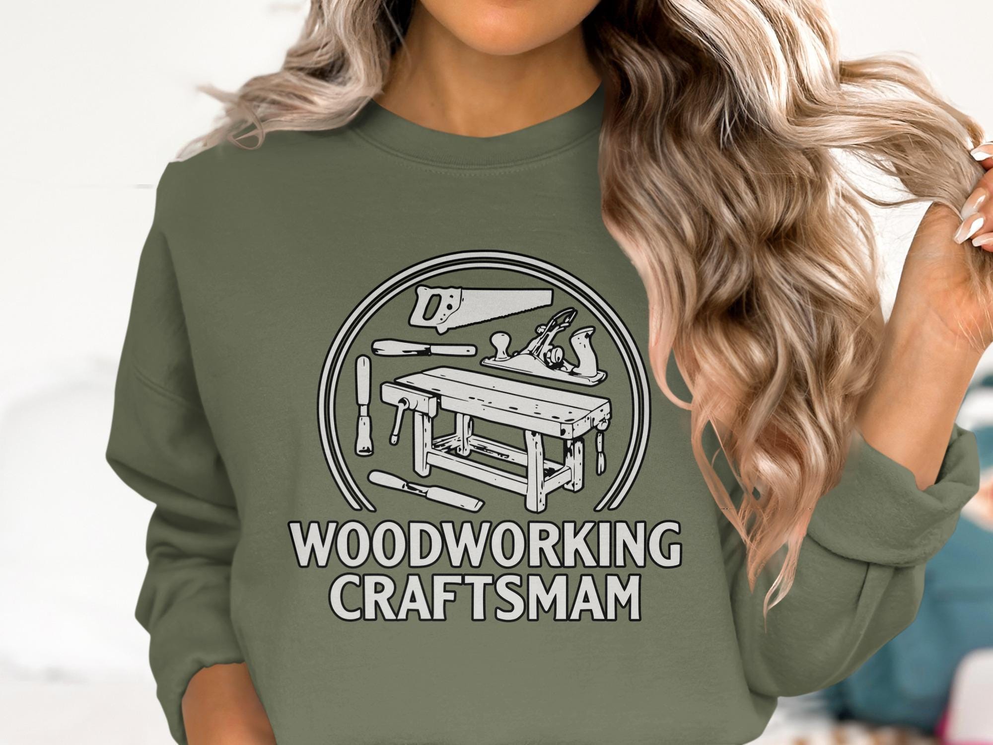 Woodworking Craftsman T-Shirt, Woodworker Gift, Carpentry Shirt, Handyman Tee, Comfort Colors Shirt, Woodworking Tools Design