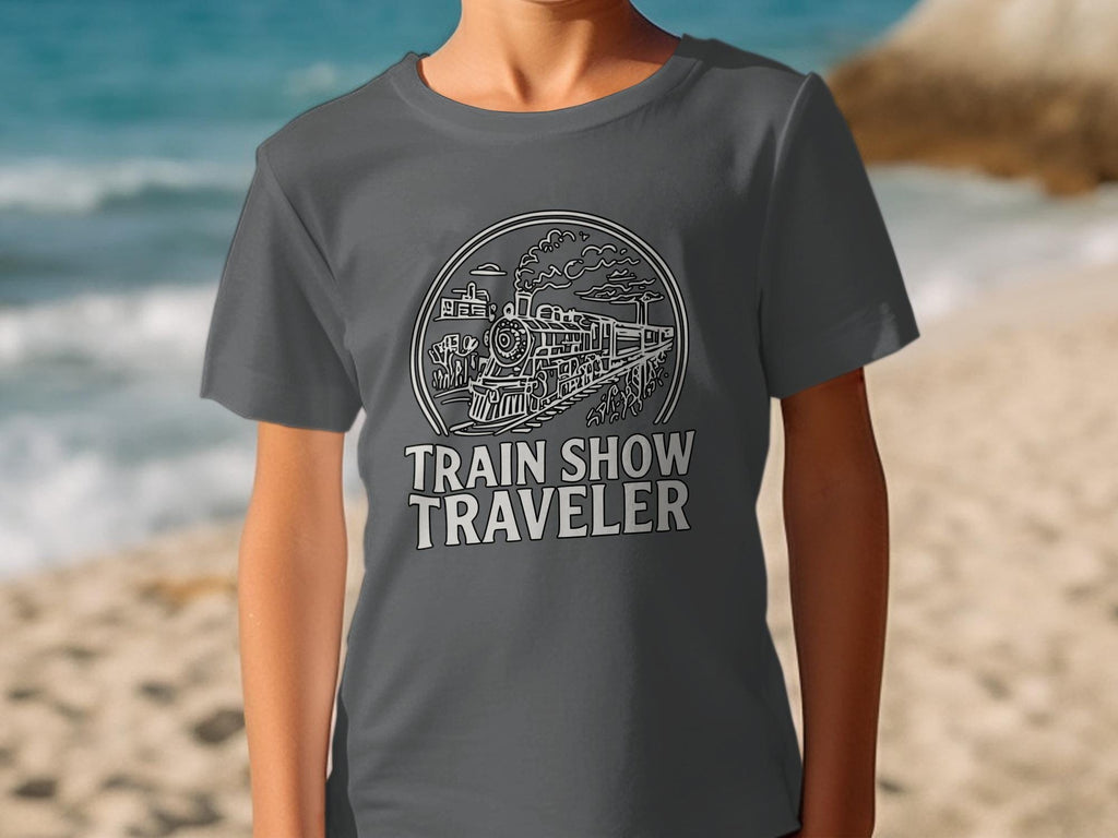 Train Show Traveler T-Shirt, Train Lover Shirt, Comfort Colors Tee, Railway Enthusiast Gift, Vintage Train Tee, Steam Train Apparel