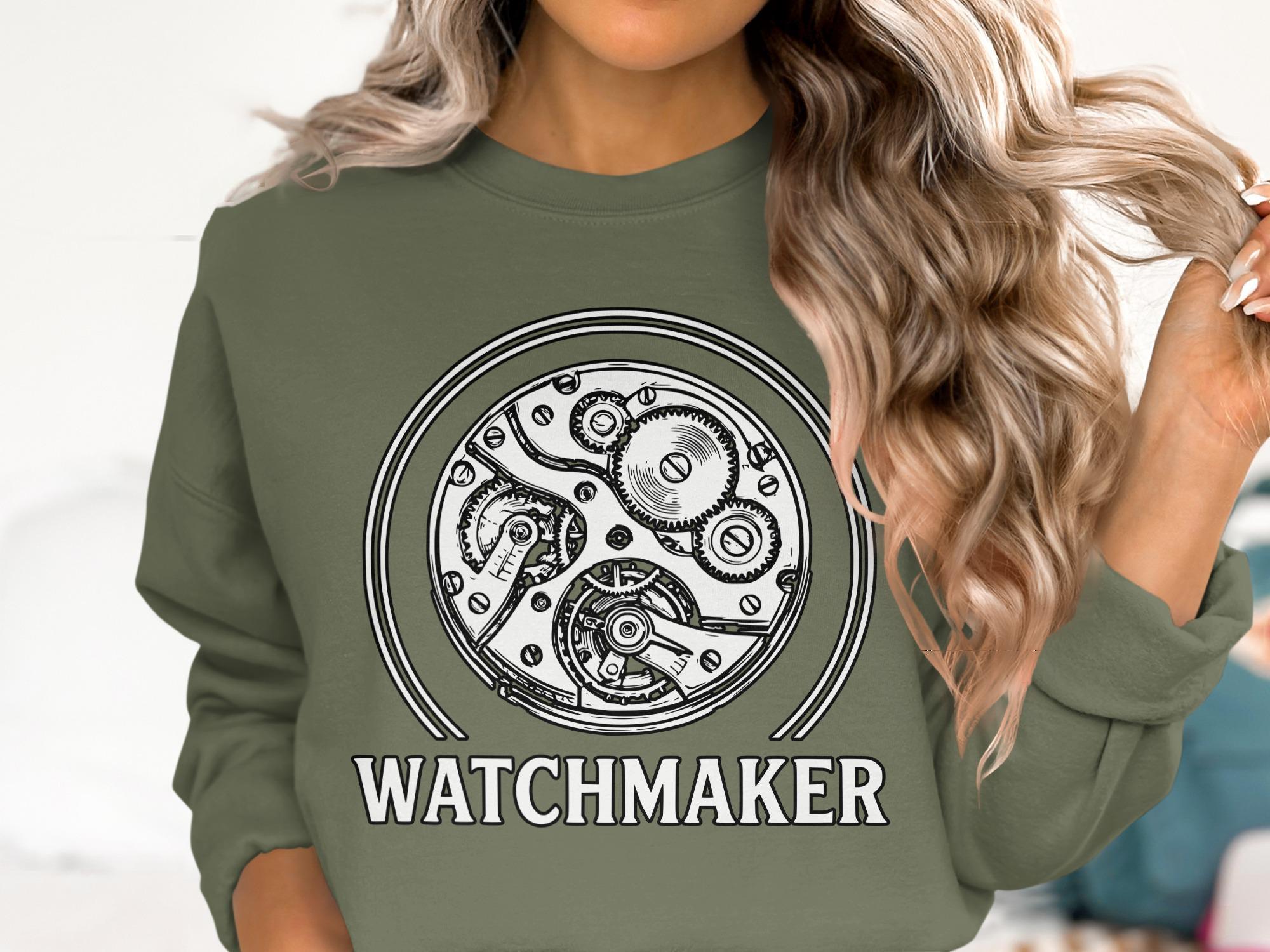 Watchmaker T-Shirt, Gear Shirt, Mechanical Tee, Clock Repair, Timepiece Shirt, Cool Mens T Shirts, Gifts for Him, Comfort Colors Tee