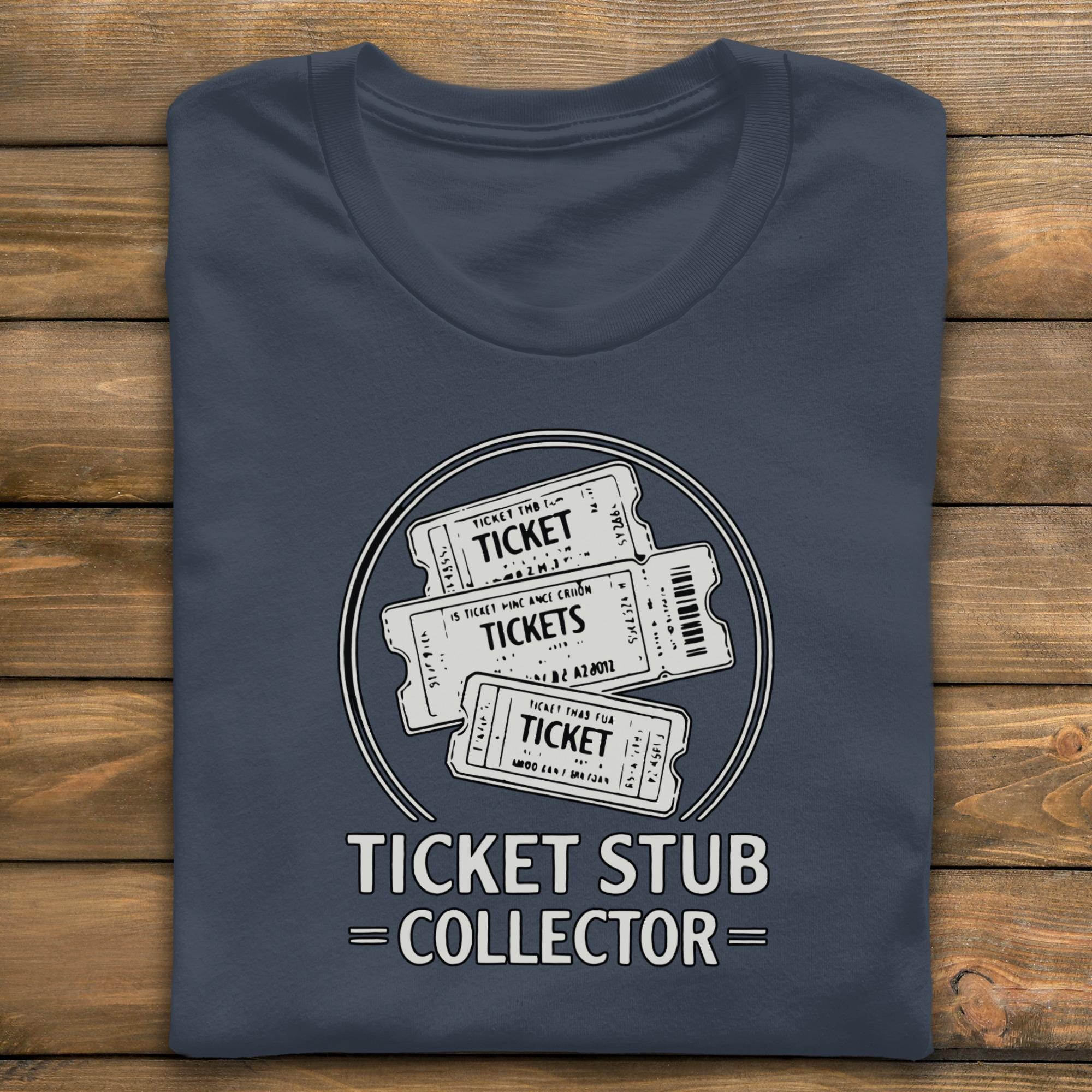 Ticket Stub Collector T-Shirt, Ticket Collector Tee, Collectible Tickets Shirt, Vintage Tickets Design, Comfort Colors Shirt, Ticket Gifts