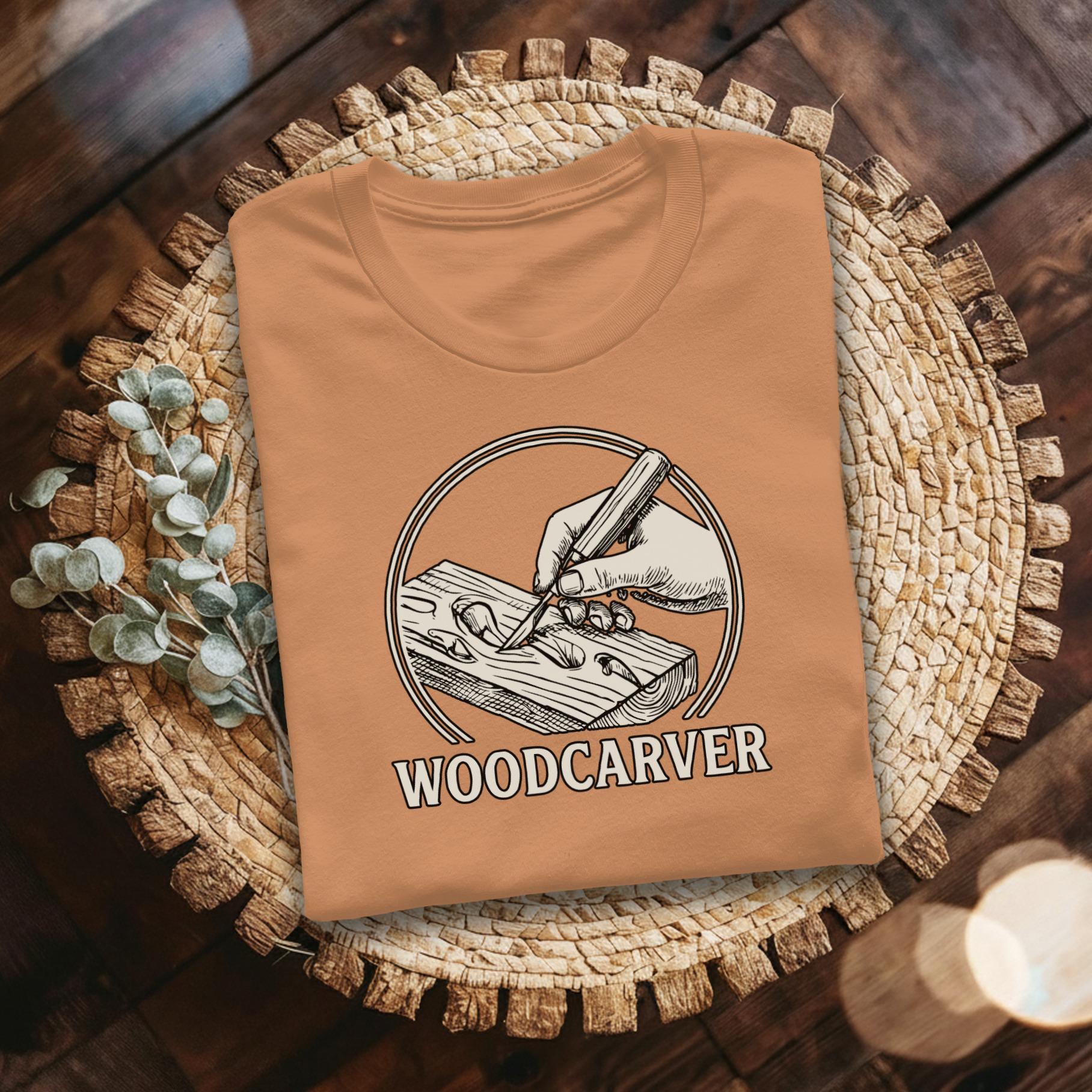 Woodcarver T-Shirt, Woodworking Gift, Carving Tool Tee, Artisan Shirt, Woodcarving Hobby, Wood Crafts, Comfort Colors T-Shirt