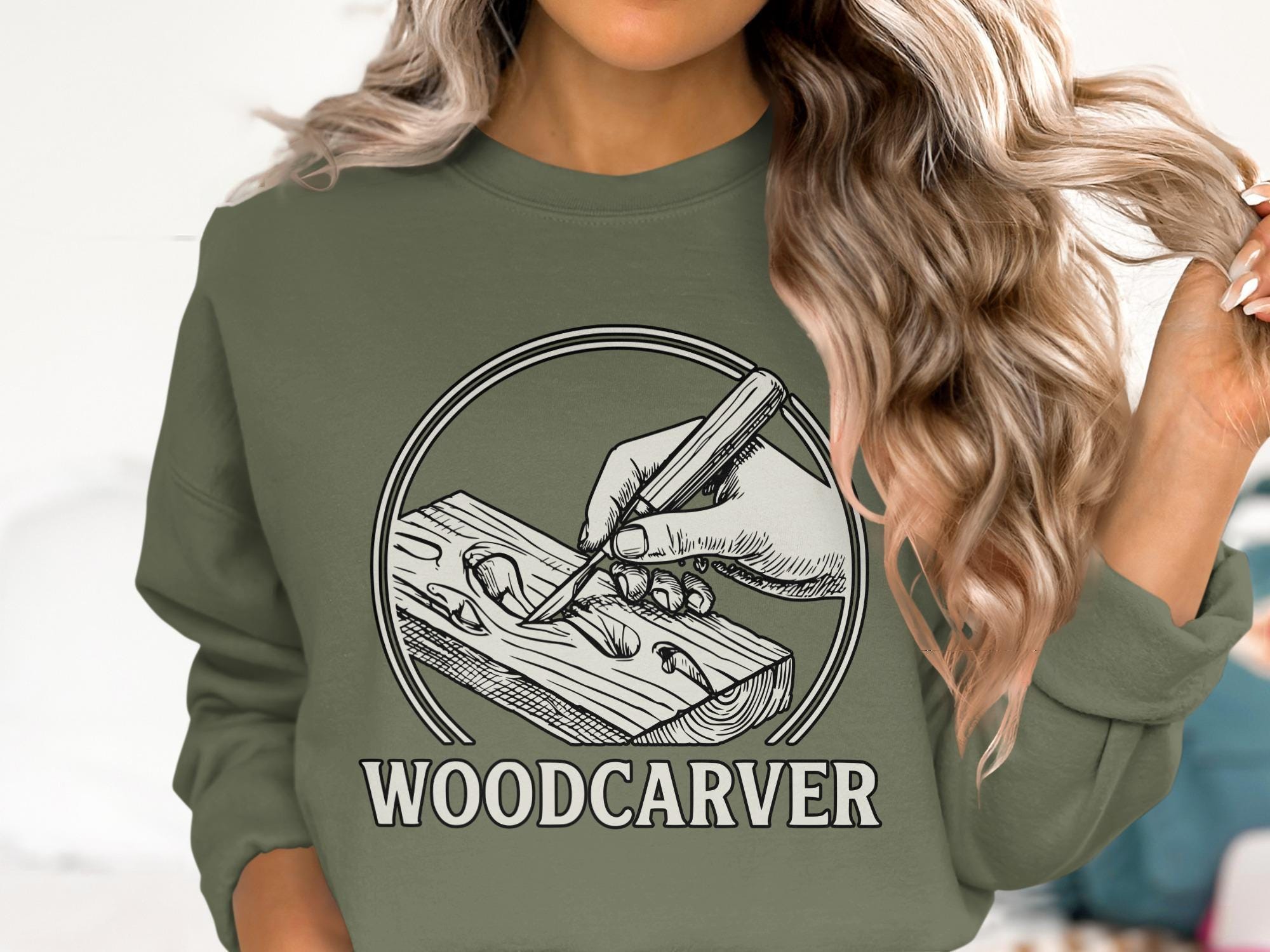 Woodcarver T-Shirt, Woodworking Gift, Carving Tool Tee, Artisan Shirt, Woodcarving Hobby, Wood Crafts, Comfort Colors T-Shirt