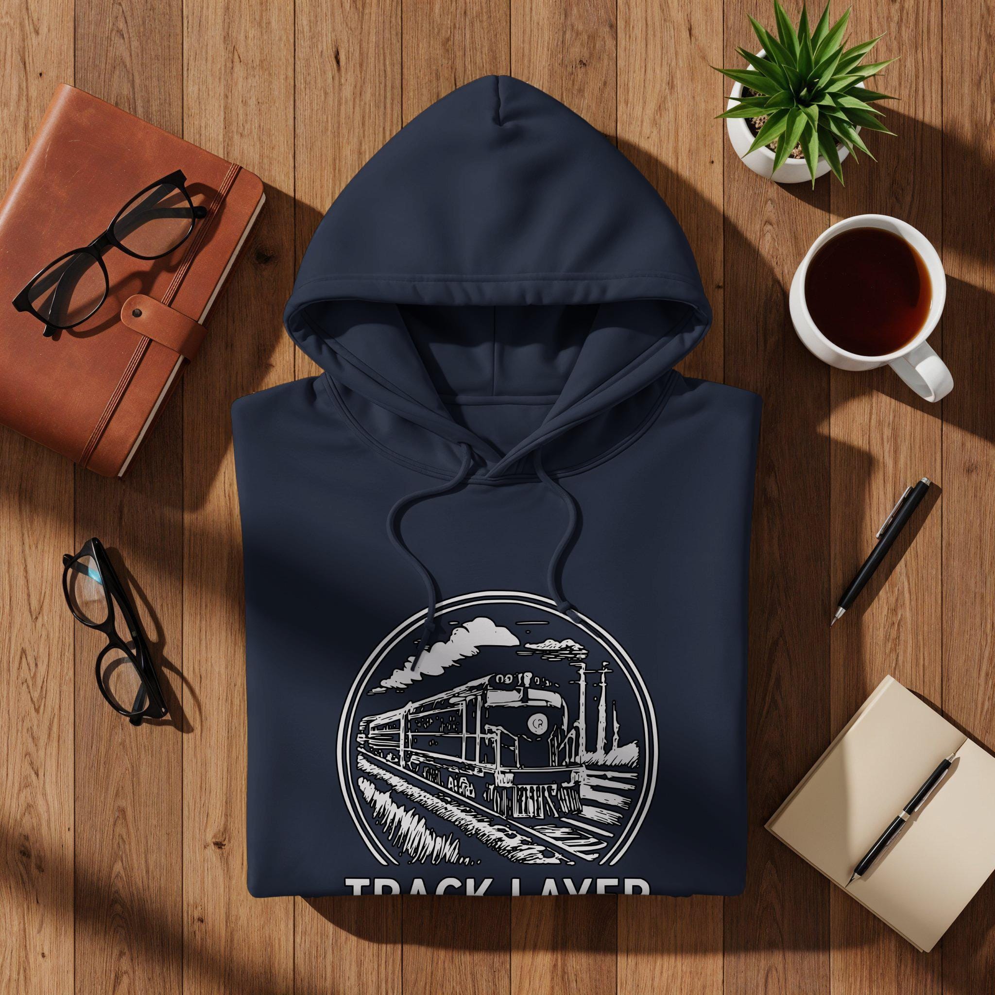 Track Layer T-Shirt, Train Lover Shirt, Railroad Tee, Railway Enthusiast Gift, Comfort Colors Tee, Vintage Train Shirt