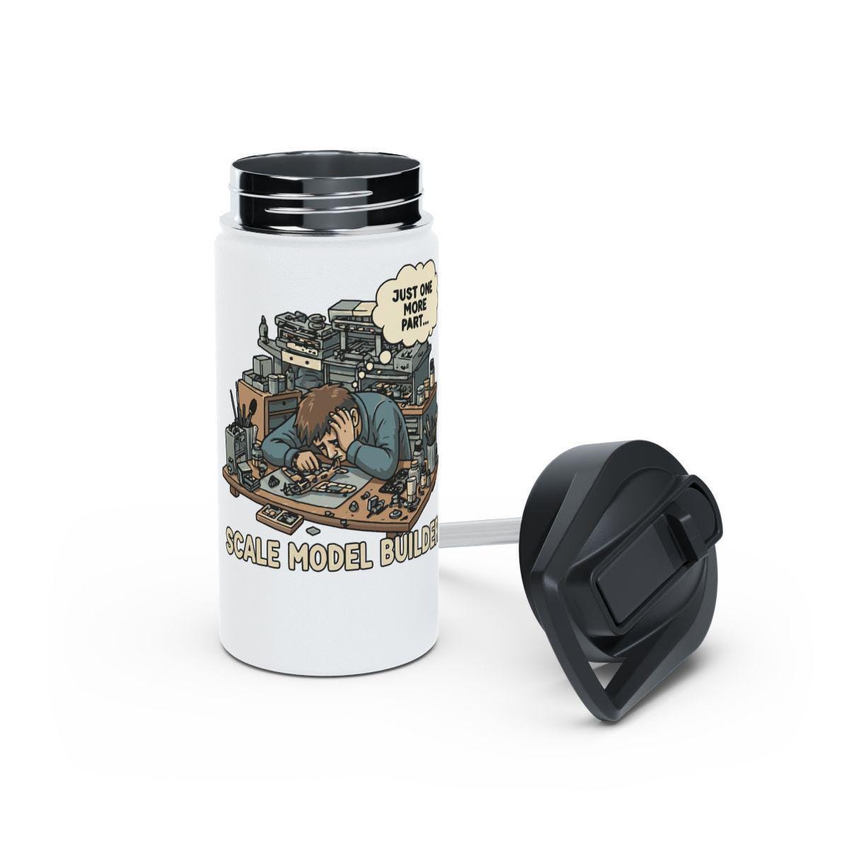 Scale Model Builder Mug, Just One More Part, Modeler Gift, Hobby Mug, Model Making Mug, Scale Modeling, Hobbyist Mug, Model Kit Mug