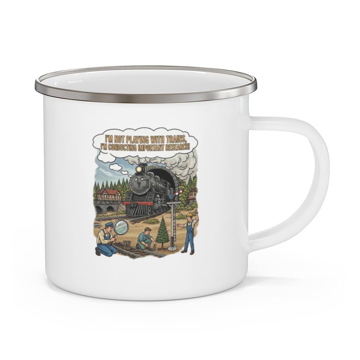 Train Research Mug, Funny Train Mug, Train Lover Gift, Steam Train Mug, Railfan Mug, Train Humor, Engineer Mug, Railway Mug, Gift for Train