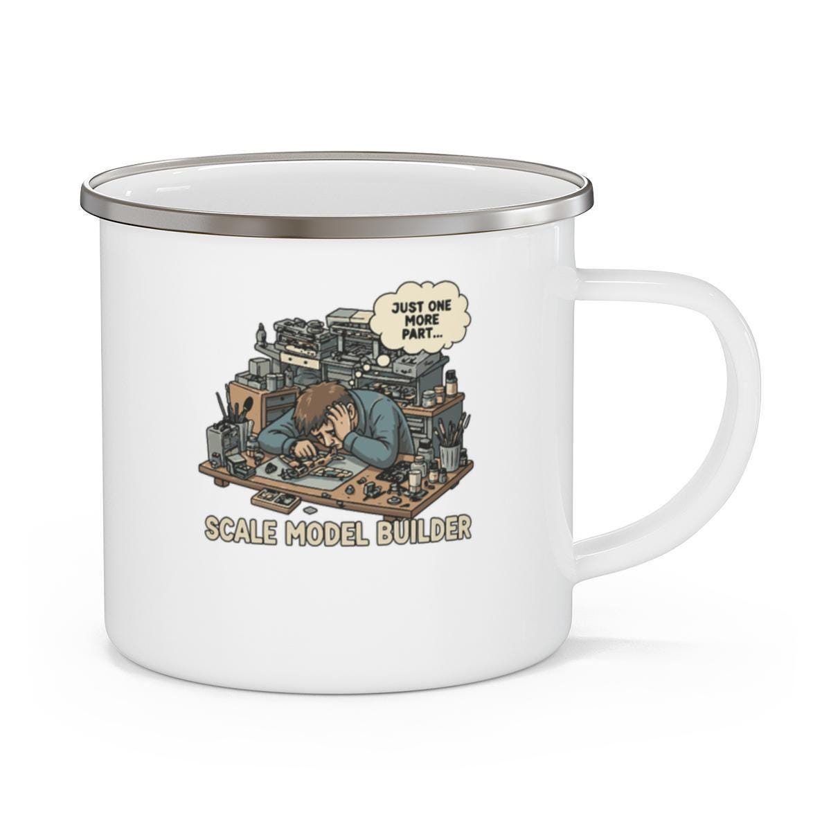 Scale Model Builder Mug, Just One More Part, Modeler Gift, Hobby Mug, Model Making Mug, Scale Modeling, Hobbyist Mug, Model Kit Mug