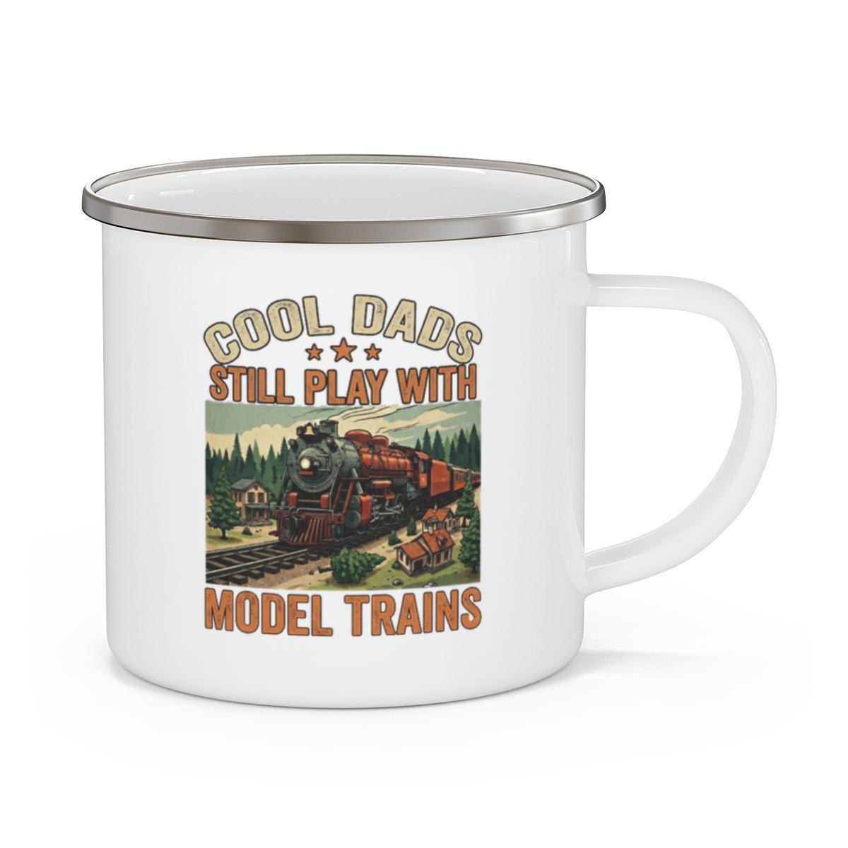 Cool Dads Mug, Model Trains Mug, Train Mug for Dad, Steam Train Mug, Model Railroad Mug, Gift for Dad, Train Lover Gift, Dad Gift Mug