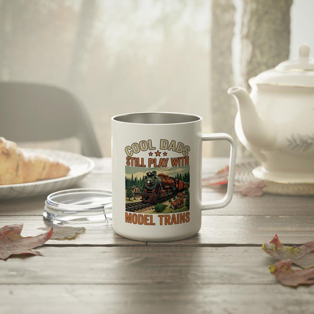 Cool Dads Mug, Model Trains Mug, Train Mug for Dad, Steam Train Mug, Model Railroad Mug, Gift for Dad, Train Lover Gift, Dad Gift Mug