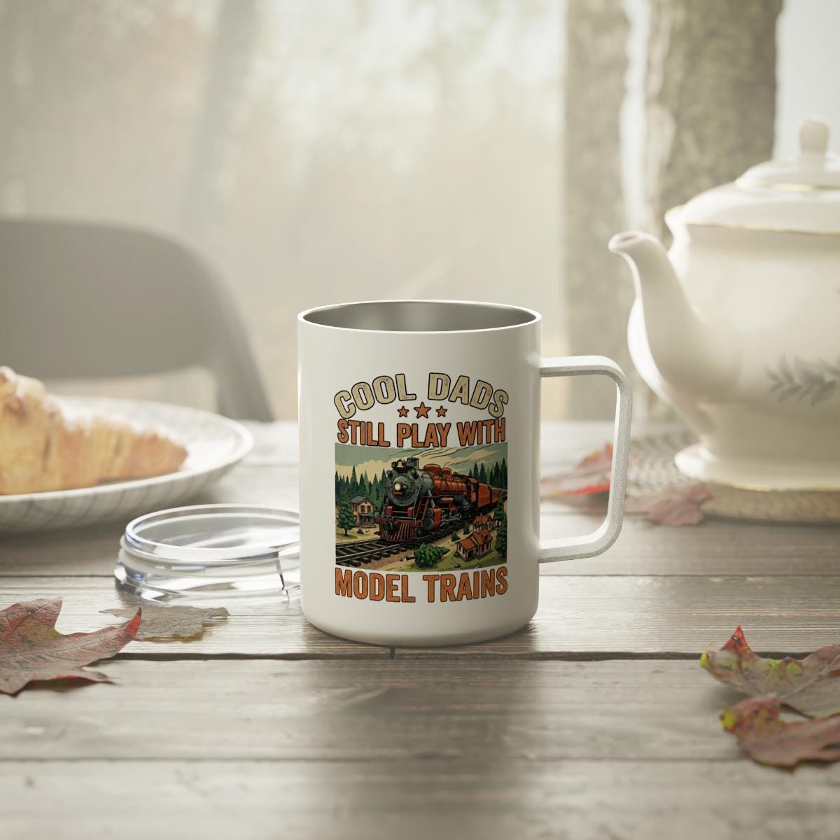 Cool Dads Mug, Model Trains Mug, Train Mug for Dad, Steam Train Mug, Model Railroad Mug, Gift for Dad, Train Lover Gift, Dad Gift Mug