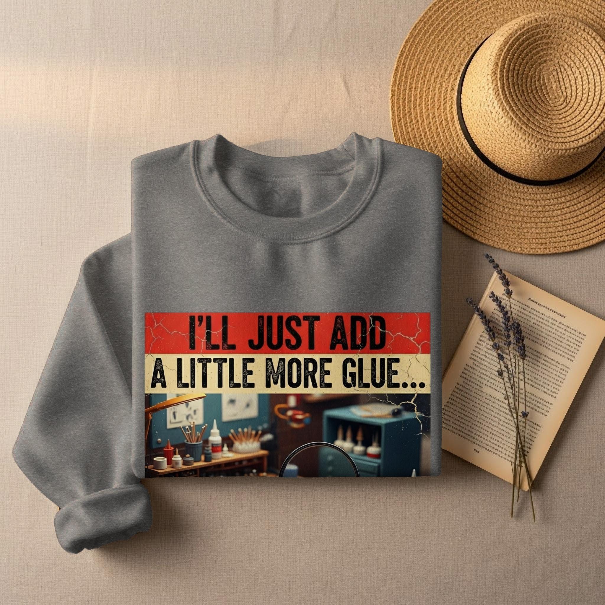 Model Builder T-Shirt, Add More Glue Tee, Hobby Shirt, Funny Model Building Gift, Comfort Colors Shirt, Scale Model Tee, Craft T-Shirt