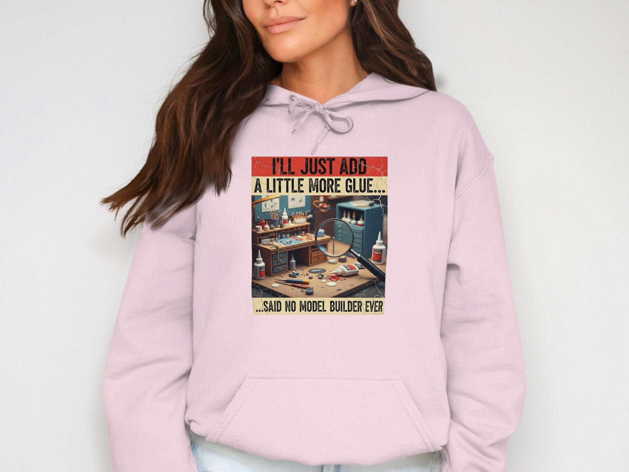 Model Builder T-Shirt, Add More Glue Tee, Hobby Shirt, Funny Model Building Gift, Comfort Colors Shirt, Scale Model Tee, Craft T-Shirt