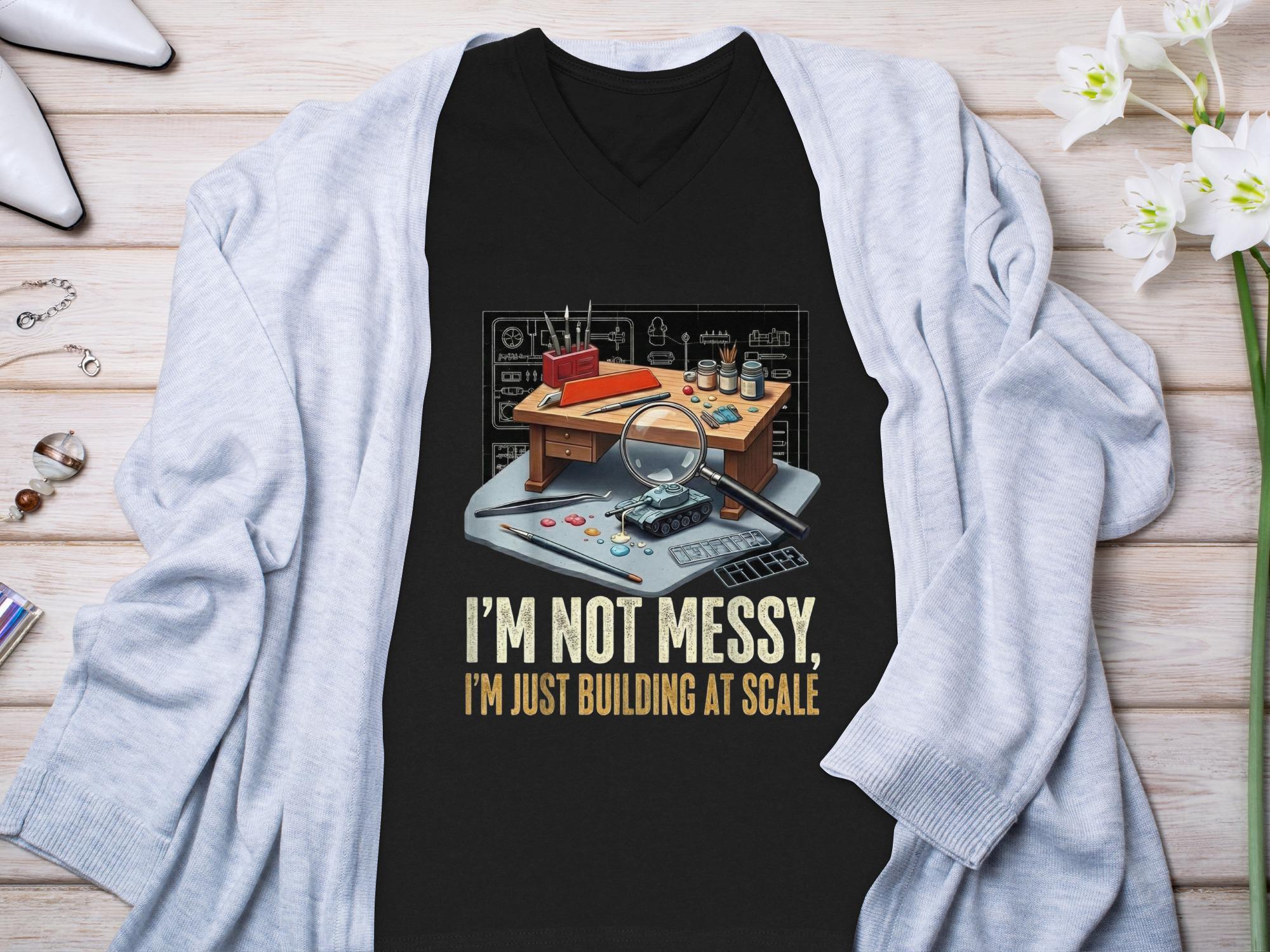 Scale Model Builder T-Shirt, Hobbyist Gift