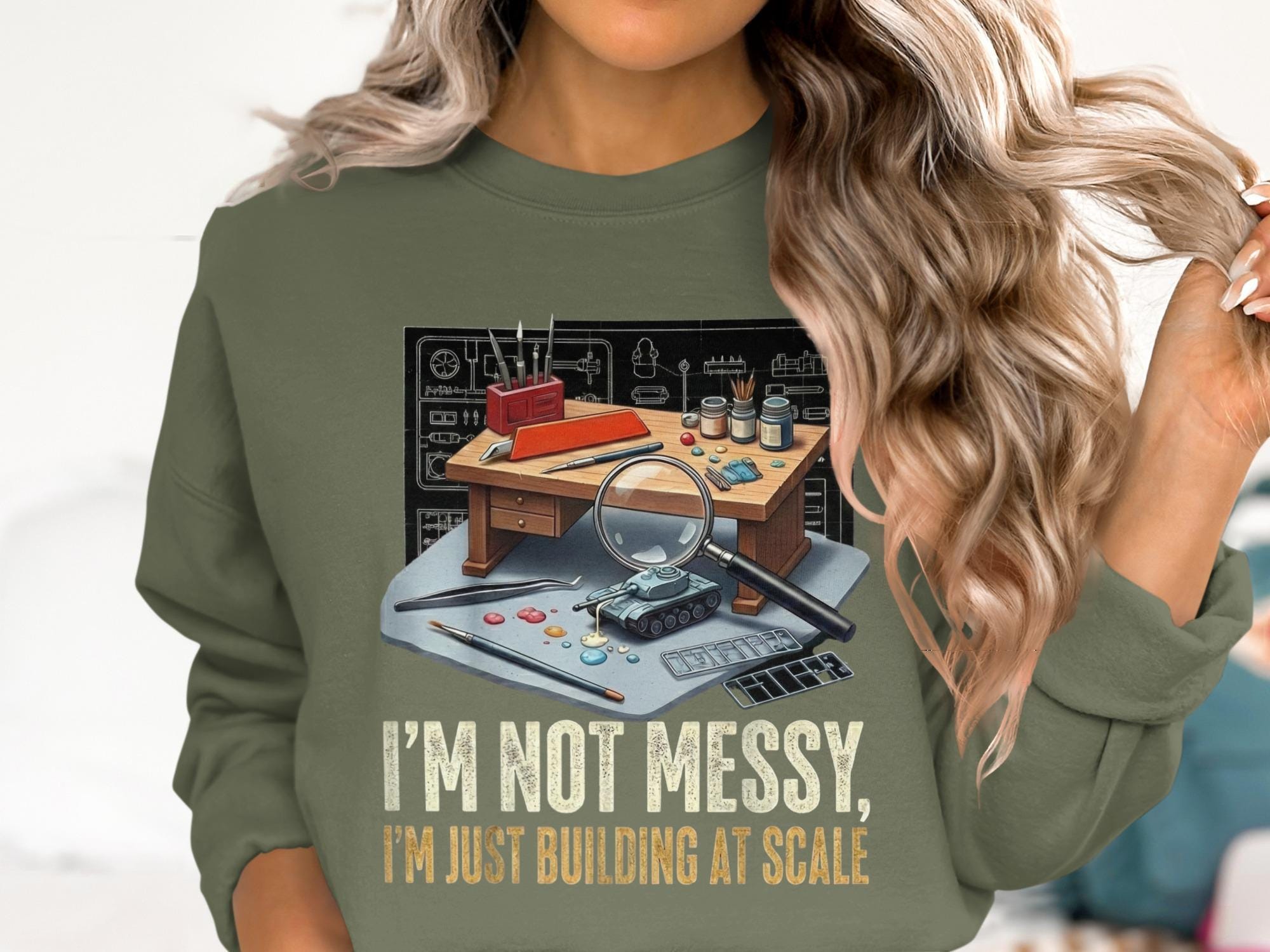 Scale Model Builder T-Shirt, Hobbyist Gift