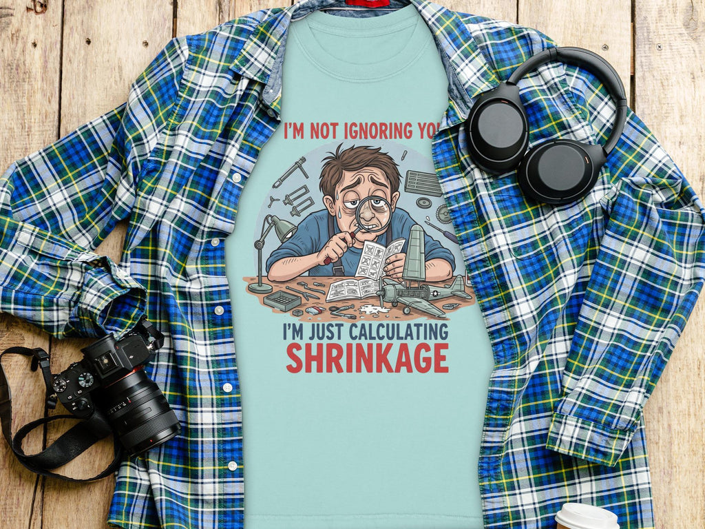 Calculating Shrinkage T-Shirt, Hobby TShirt, Model Building Tee, Funny Model Maker Shirt, Comfort Colors Tee, Gift For Modeler
