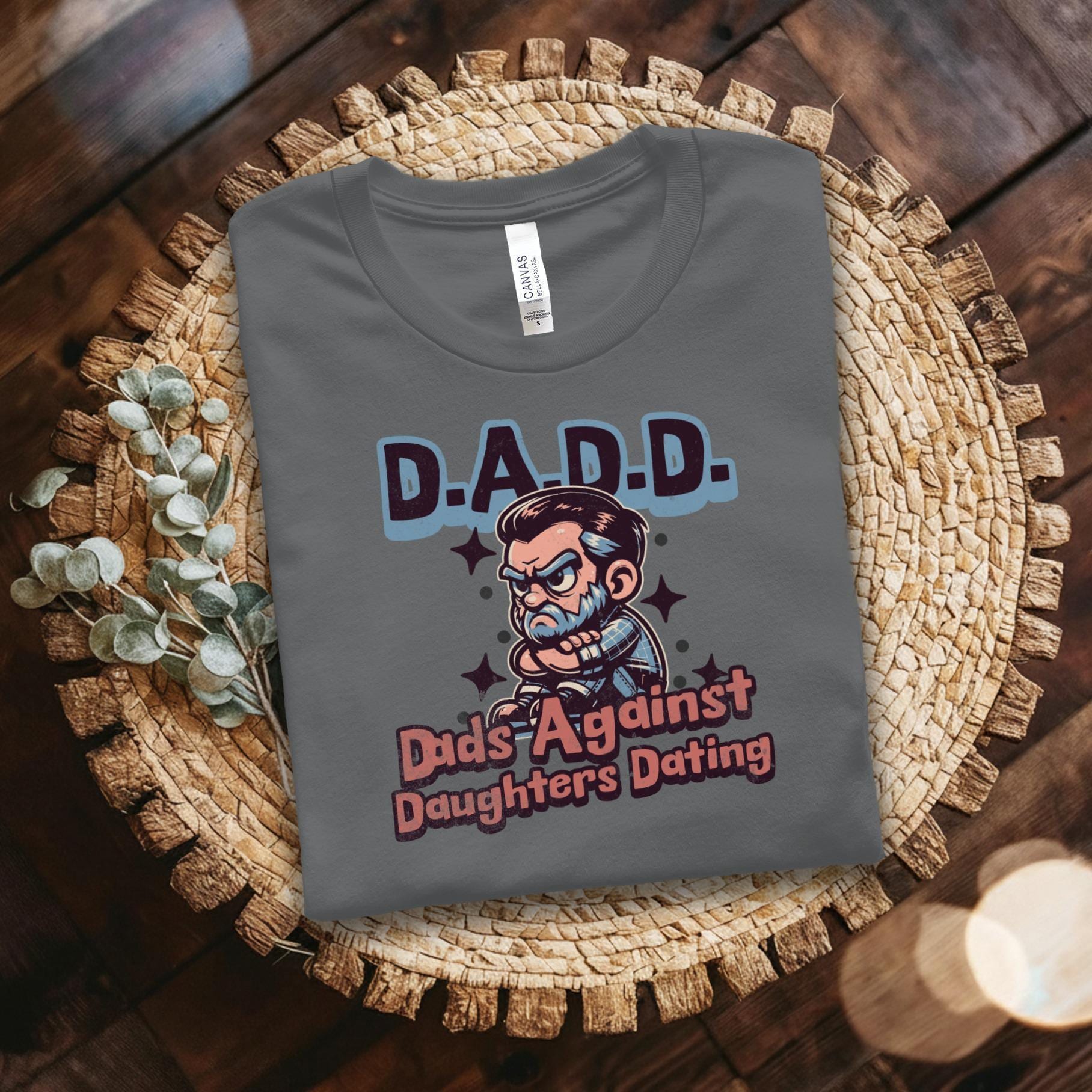Funny Dads Against Daughters Dating T-Shirt, D.A.D.D. Shirt, Father Protective Dad Tee, Dad Joke Shirt for Men, Gift for Dad