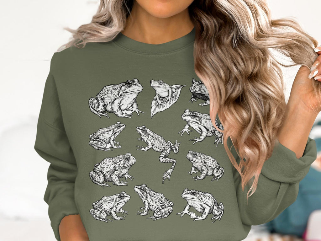 Frog T-Shirt, Wildlife Art Tee, Herpetology Gift