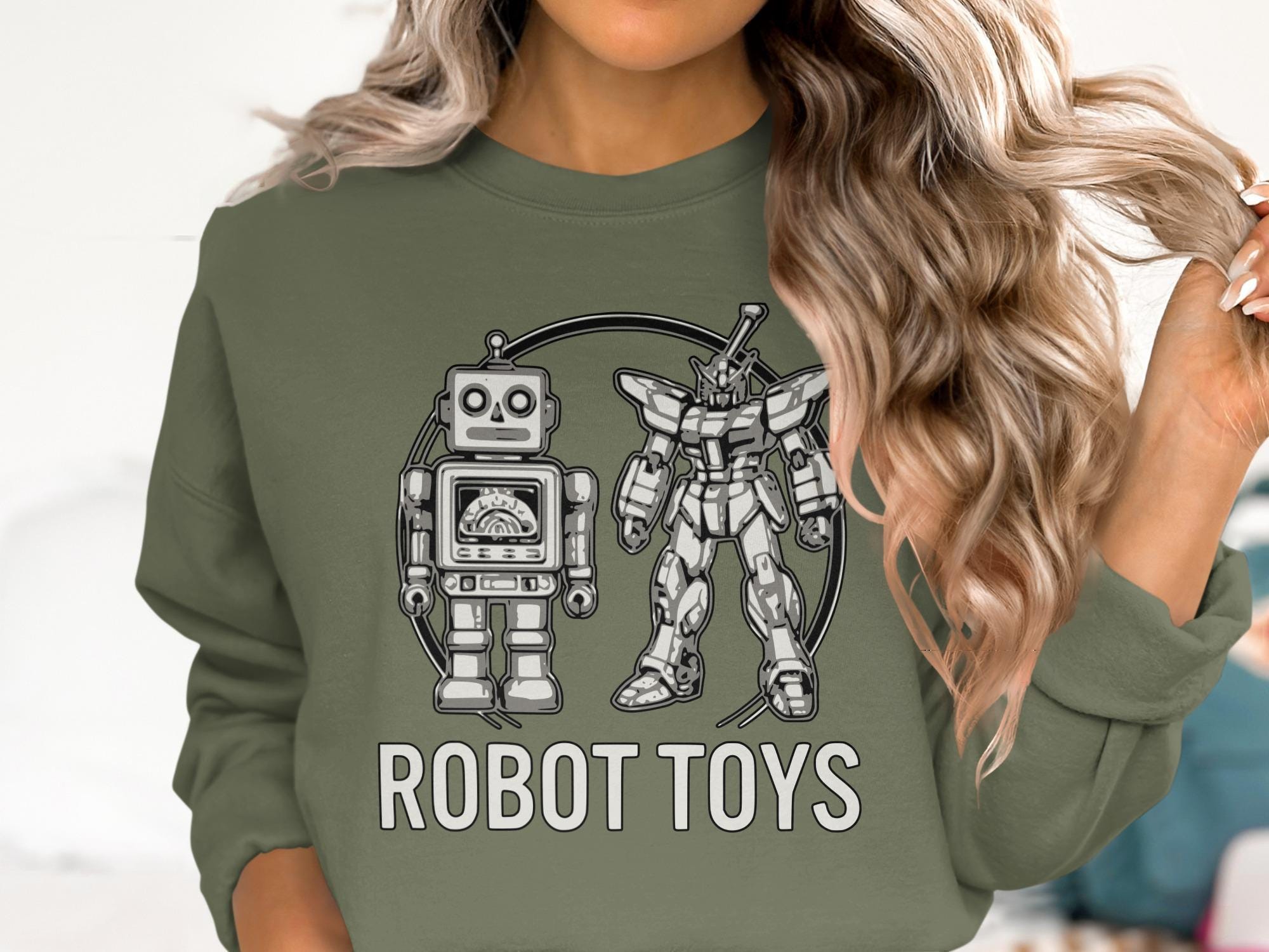 Robot Toys T-Shirt, Anime Robot Tee, Retro Robots, Comfort Colors Shirt, Cool Robot T Shirt, Gift For Him, Robot T Shirts