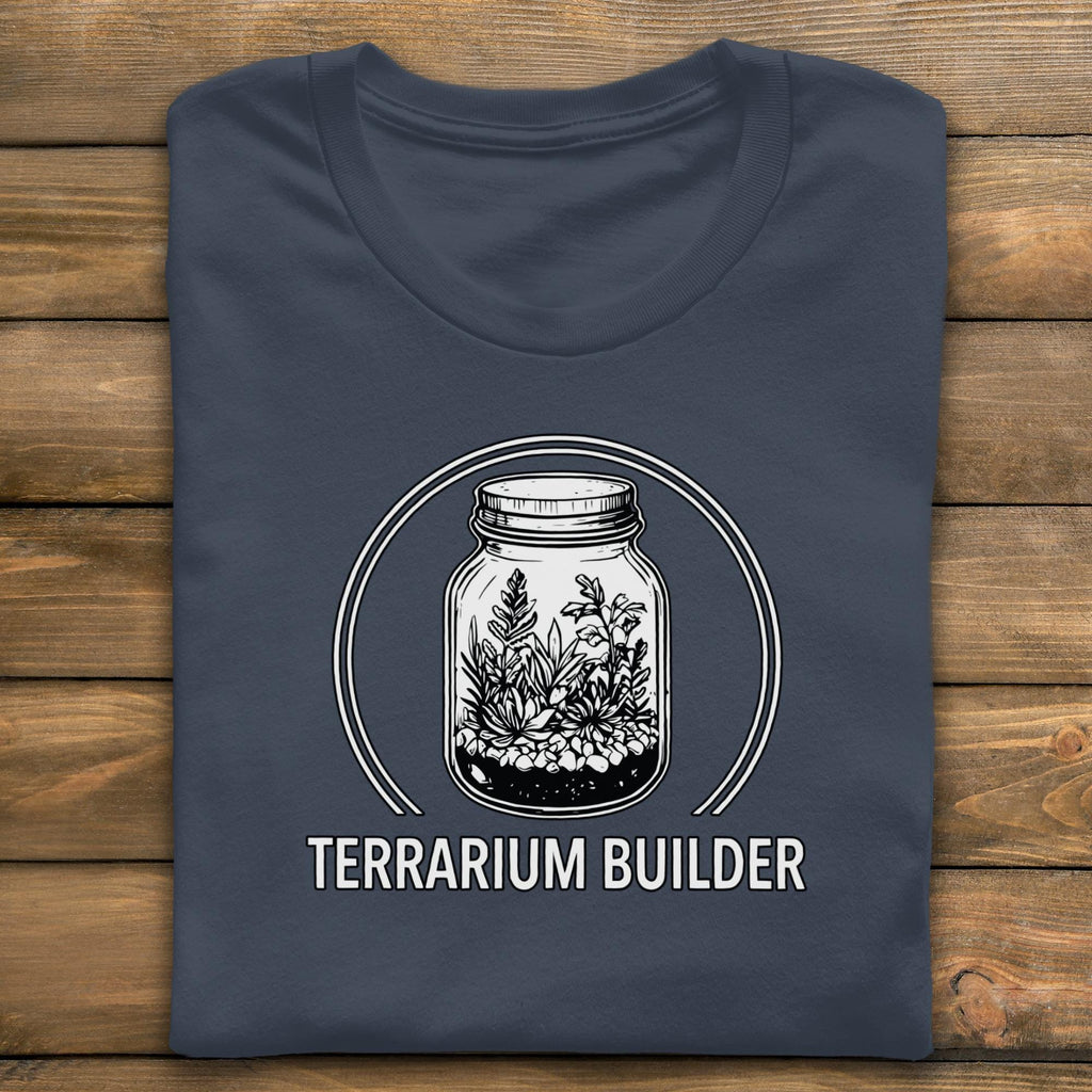 Terrarium Builder T-Shirt, Plant Lover Gift, Botanical Design, Mason Jar Art, Gardener Tee, Comfort Colors Shirt, Houseplant T Shirt