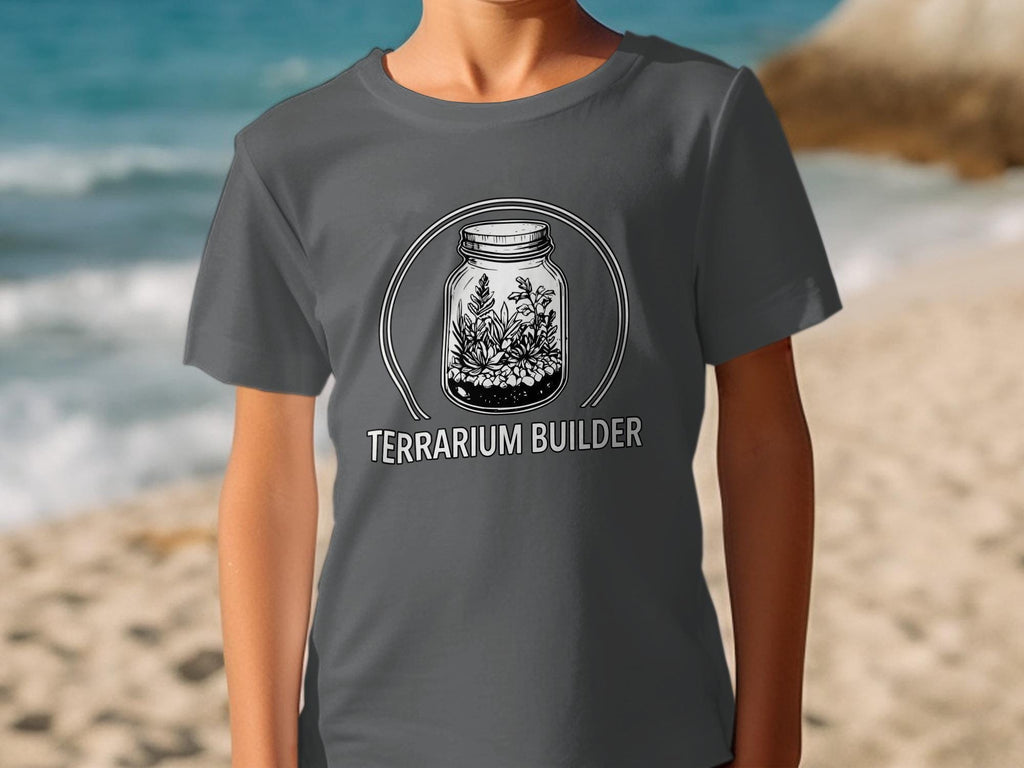 Terrarium Builder T-Shirt, Plant Lover Gift, Botanical Design, Mason Jar Art, Gardener Tee, Comfort Colors Shirt, Houseplant T Shirt
