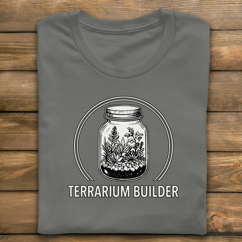 Terrarium Builder T-Shirt, Plant Lover Gift, Botanical Design, Mason Jar Art, Gardener Tee, Comfort Colors Shirt, Houseplant T Shirt