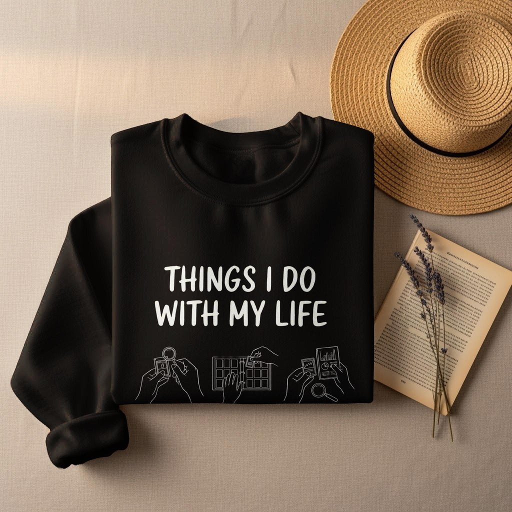 Card Collector T-Shirt, Trading Card Hobby Tee, Things I Do With My Life, Funny Card Show Gift, Card Collecting Shirt, Carding Tee