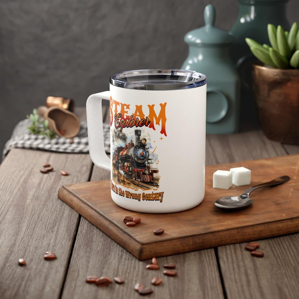 Steam Explorer Mug, Born in Wrong Century Mug, Train Enthusiast Mug, Steam Train Mug, Explorer Gift, Born in Wrong Century, Train Gift