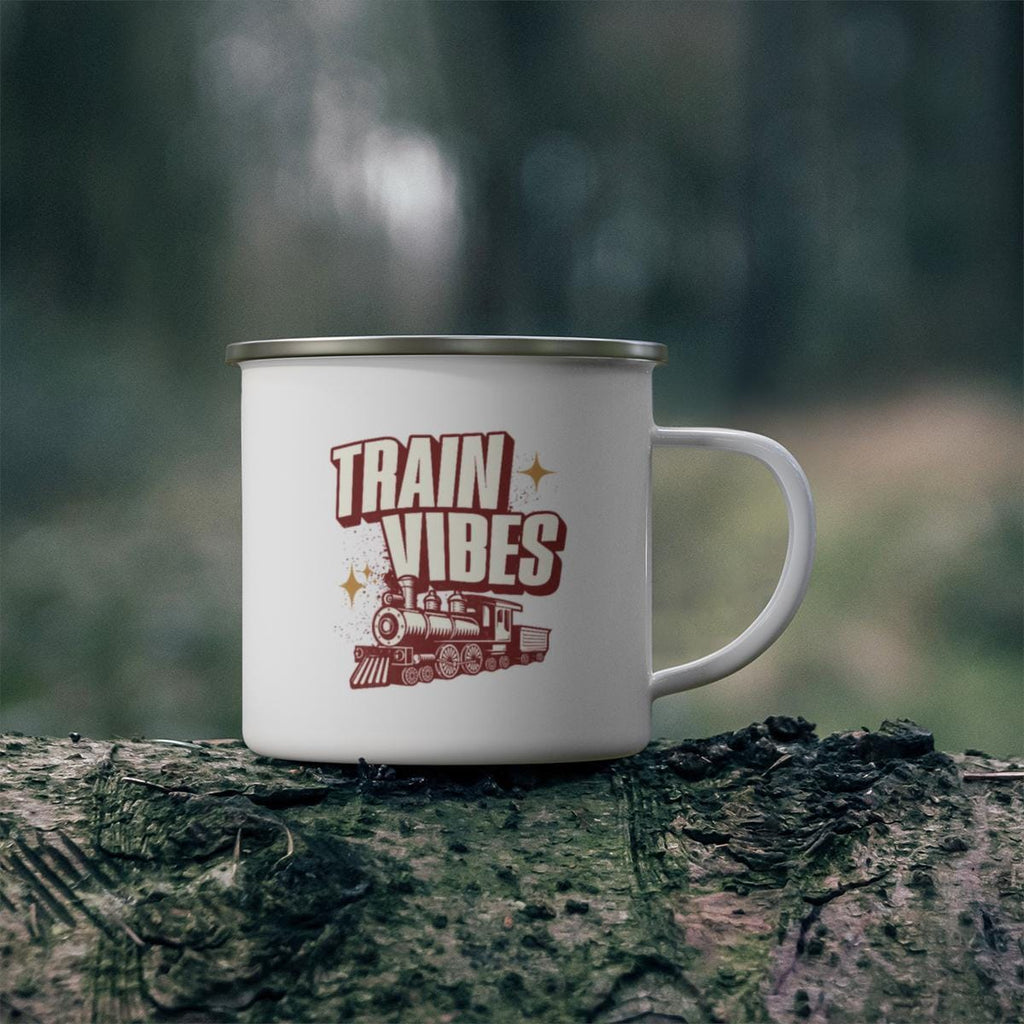 Train Vibes Mug, Locomotive Mug, Vintage Train Coffee Mug, Train Lover Gift, Train Enthusiast Mug, Railroad Mug, Steampunk Mug, Gift Idea