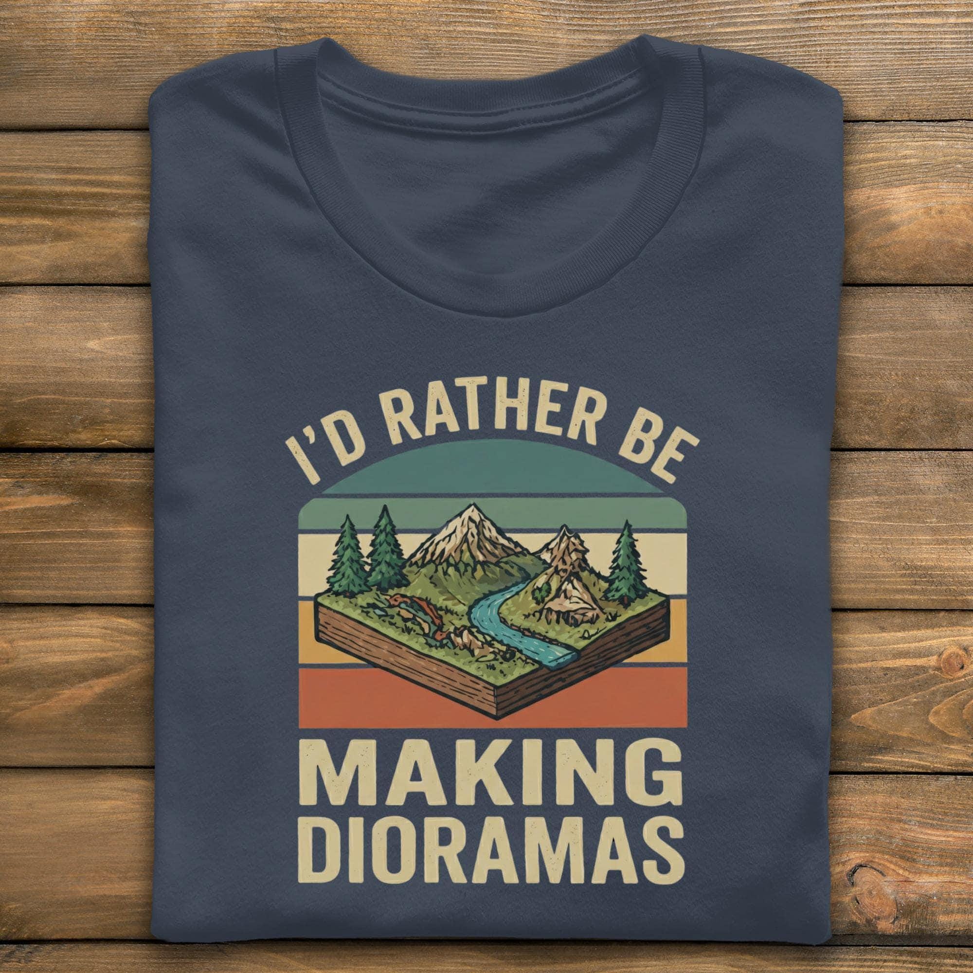 Dioramas T-Shirt, Hobby T-Shirt, Making Dioramas Shirt, Gift T-Shirt, Diorama Builder Gift, Nature Scene Shirt