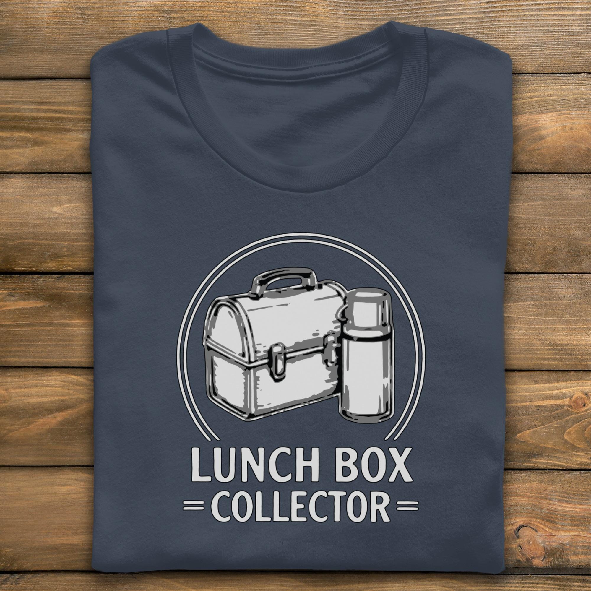 Lunch Box Collector T-Shirt, Vintage Inspired Graphic Tee, Retro Style Shirt, Enthusiast Gift Idea, Classic Design, Casual Wear, Fun T-Shirt