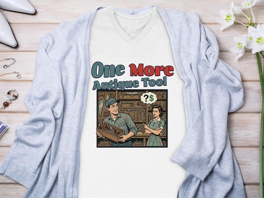 One More Antique Tool Graphic Tee, Vintage Style Shirt, Retro Humor T-Shirt, Funny Illustrated Tee, Casual Wear, Gift for Him