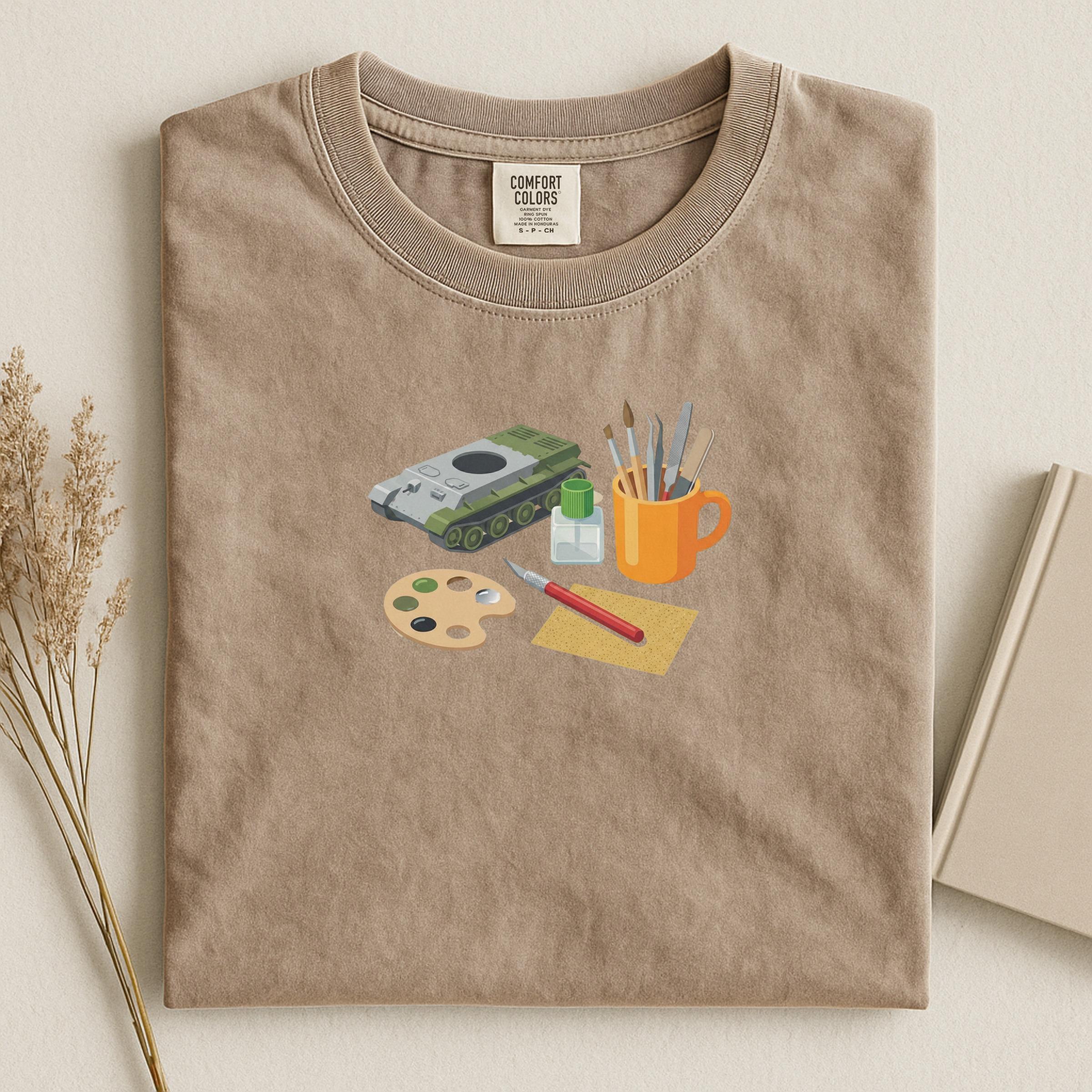 Tank Painting Art Supplies T-Shirt, Artist Tools Graphic Tee, Creative Hobby Shirt, Painter Gift Idea, Unique Artist Apparel