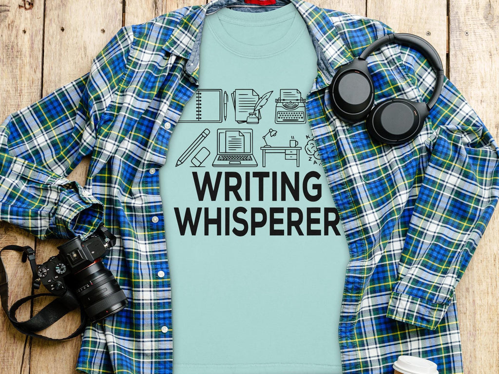 Writing Whisperer T-shirt, Gift for Writers, Funny Writing Shirt, Author Shirt, Book Lover Gift, Writer's Tee, Writer Apparel