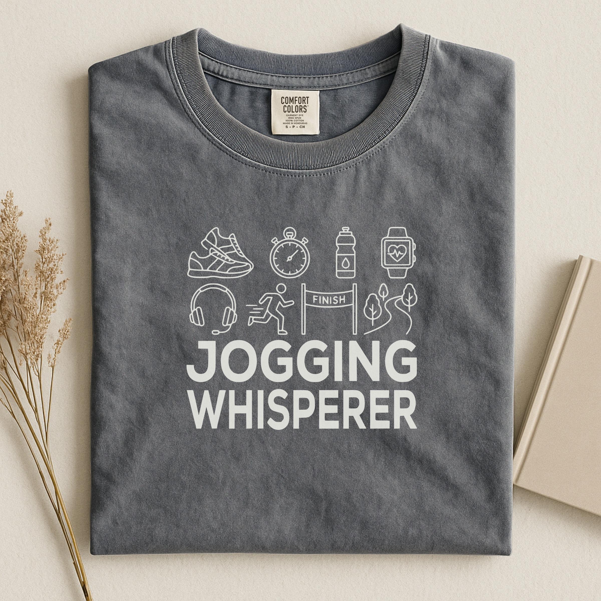 Jogging Whisperer Shirt, Funny Jogger Tee, Running Enthusiast Gift, Jog Lovers Shirt, Motivational Jogging Graphic Tee, Runner Gift