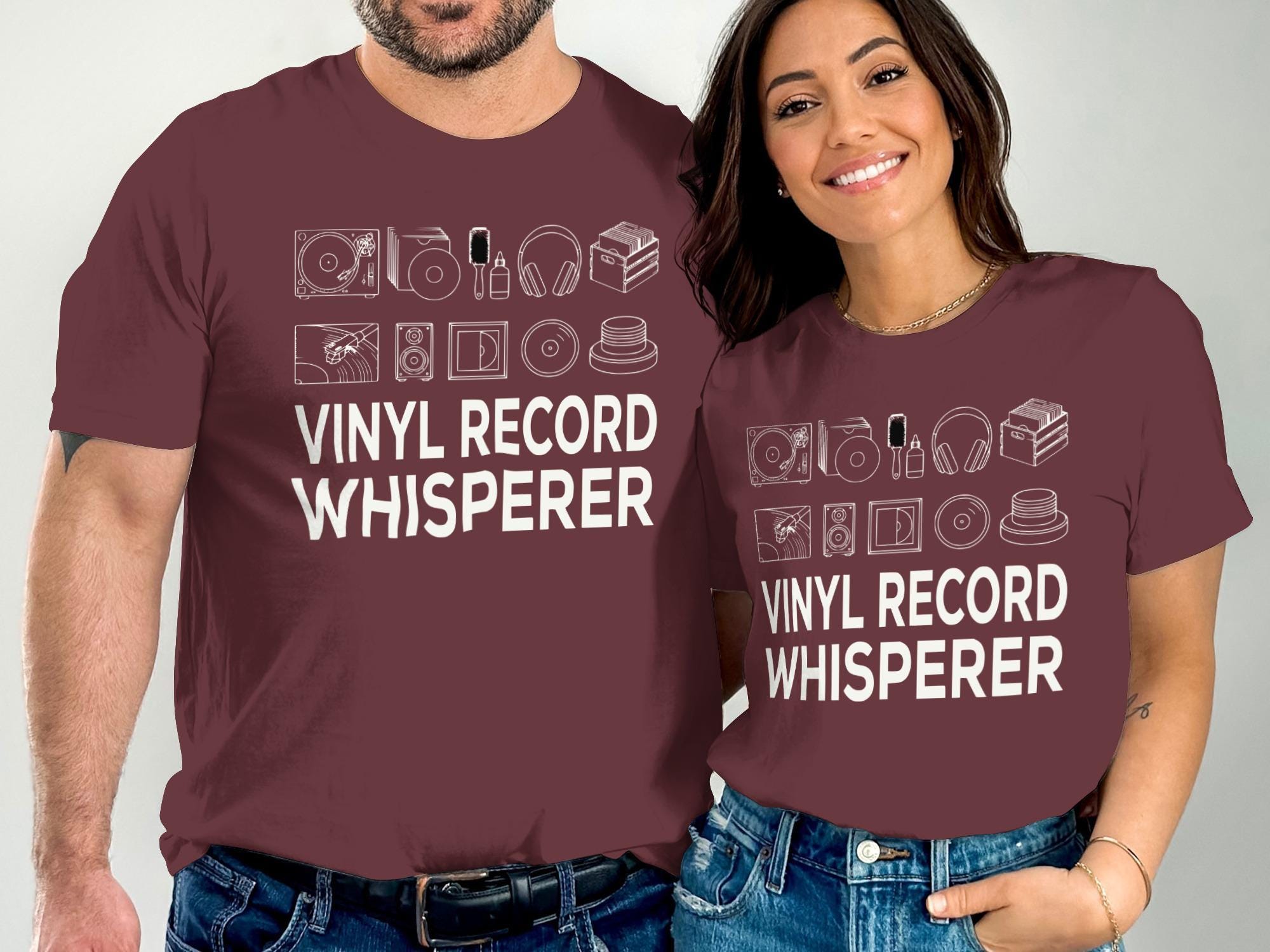 Vinyl Record Whisperer Shirt, Music Lover Gift, Retro Vinyl T-Shirt, Record Collector Tee, Turntable Enthusiast Apparel