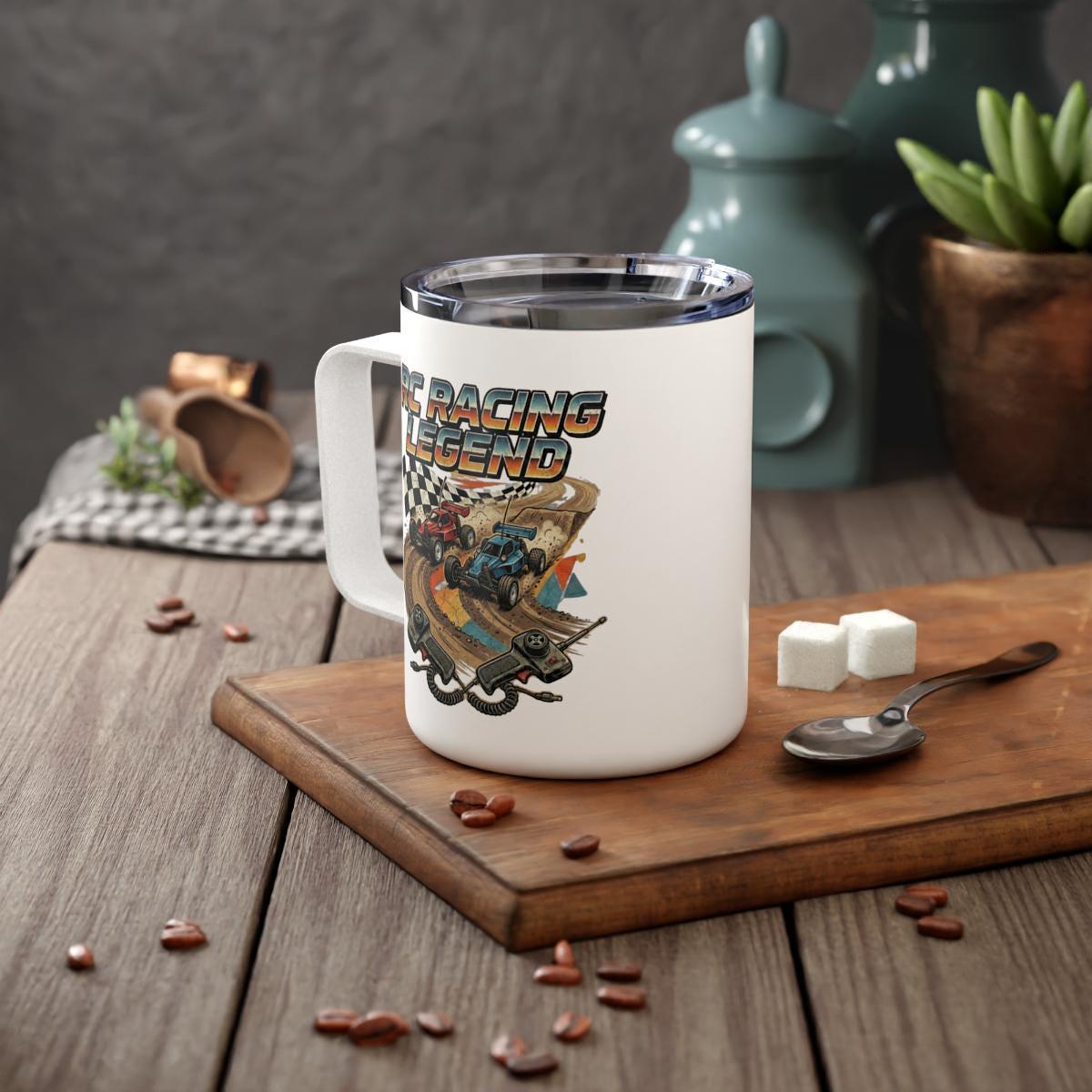 RC Racing Legend Mug, Retro Car Enthusiast Gift, Vintage Race Car Coffee Cup, Unique Hobbyist Present, Fun Motorsport Decor