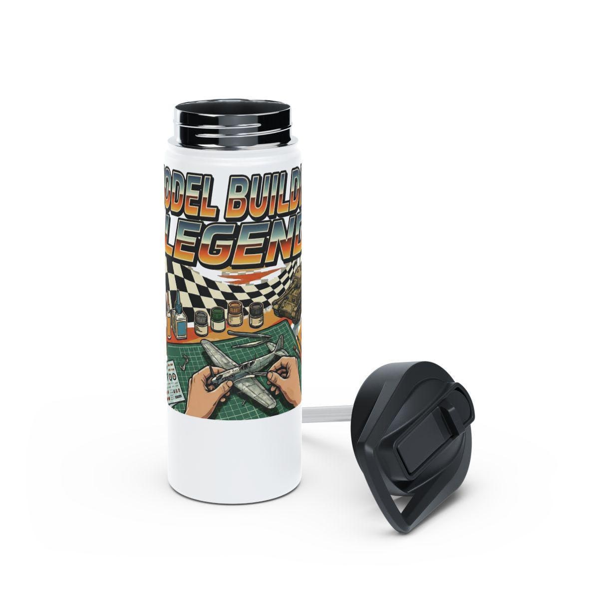 Model Builder Legends Travel Mug, Insulated Cup for Model Building Enthusiasts, Unique Gift for Model Hobbyists, Collectors Flask