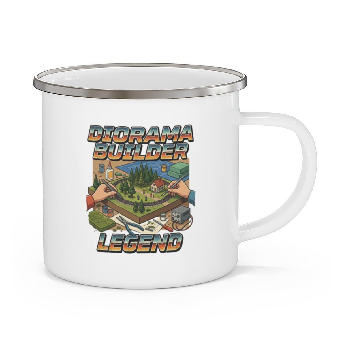 Diorama Builder Legend Mug, Gifts for Model Makers, Crafting Enthusiasts Cup, Unique Coffee Mug for Makers