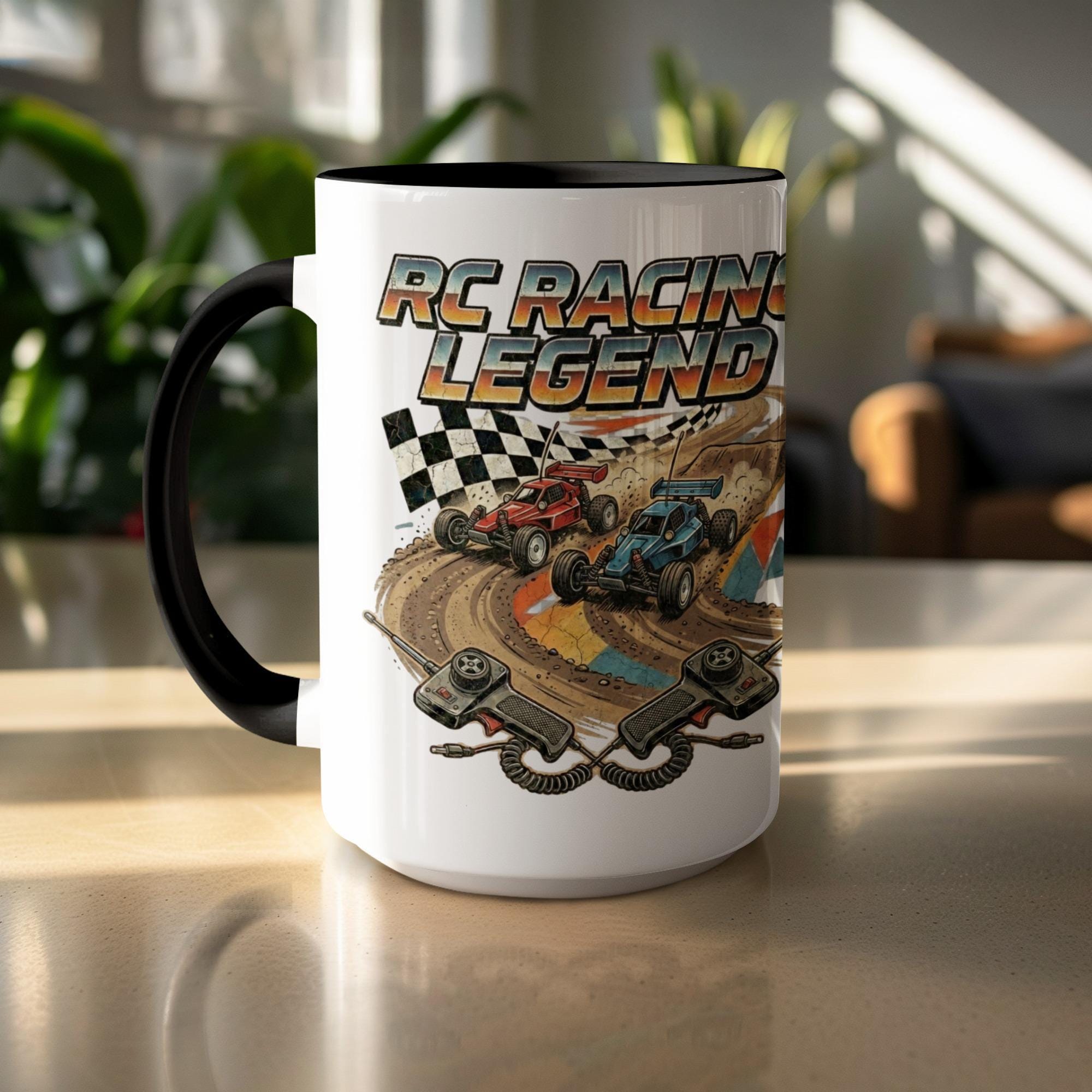 RC Racing Legend Mug, Remote Control Car Mug, Hobbyist Gift, Race Car Enthusiast Mug, Unique Gift for RC Car Lovers